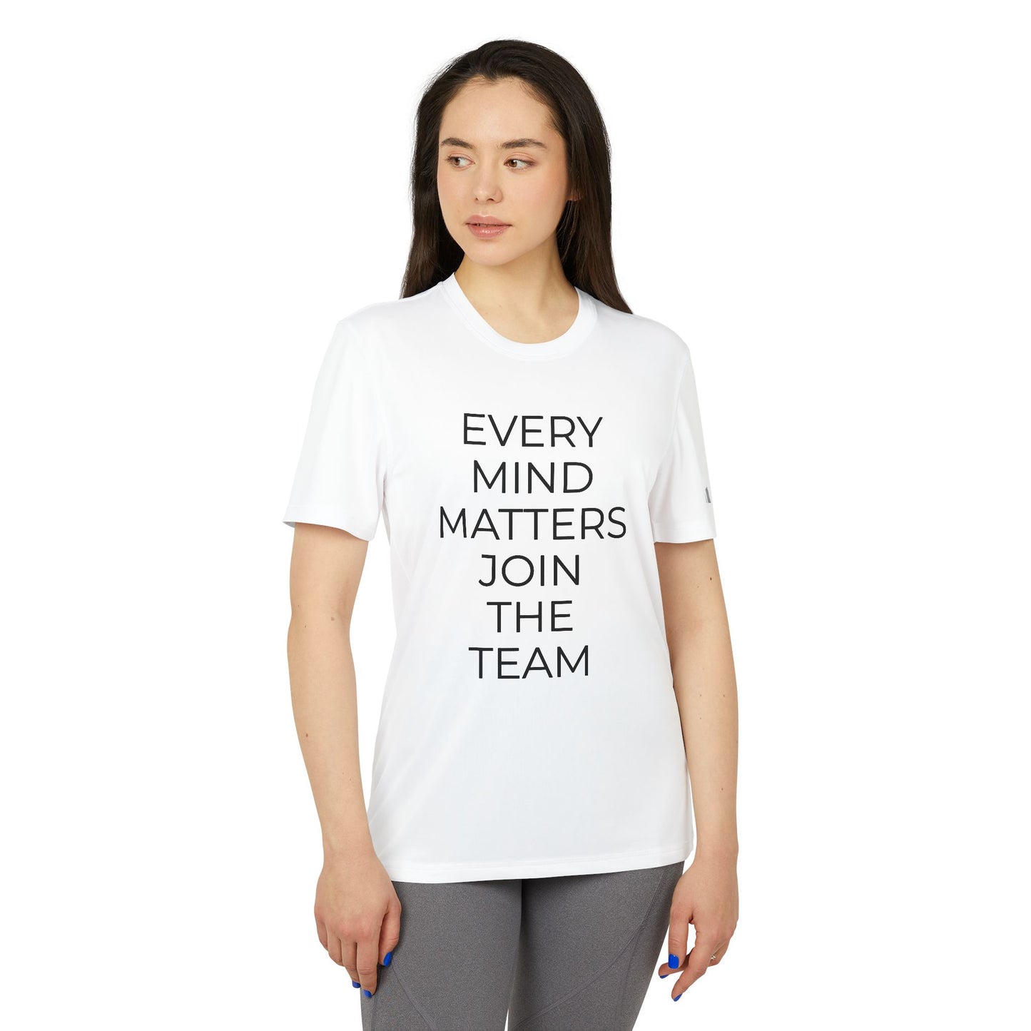 Adidas x Neurodivergent Synergy Unisex Sport T-Shirt EVERY MIND MATTERS JOIN THE TEAM