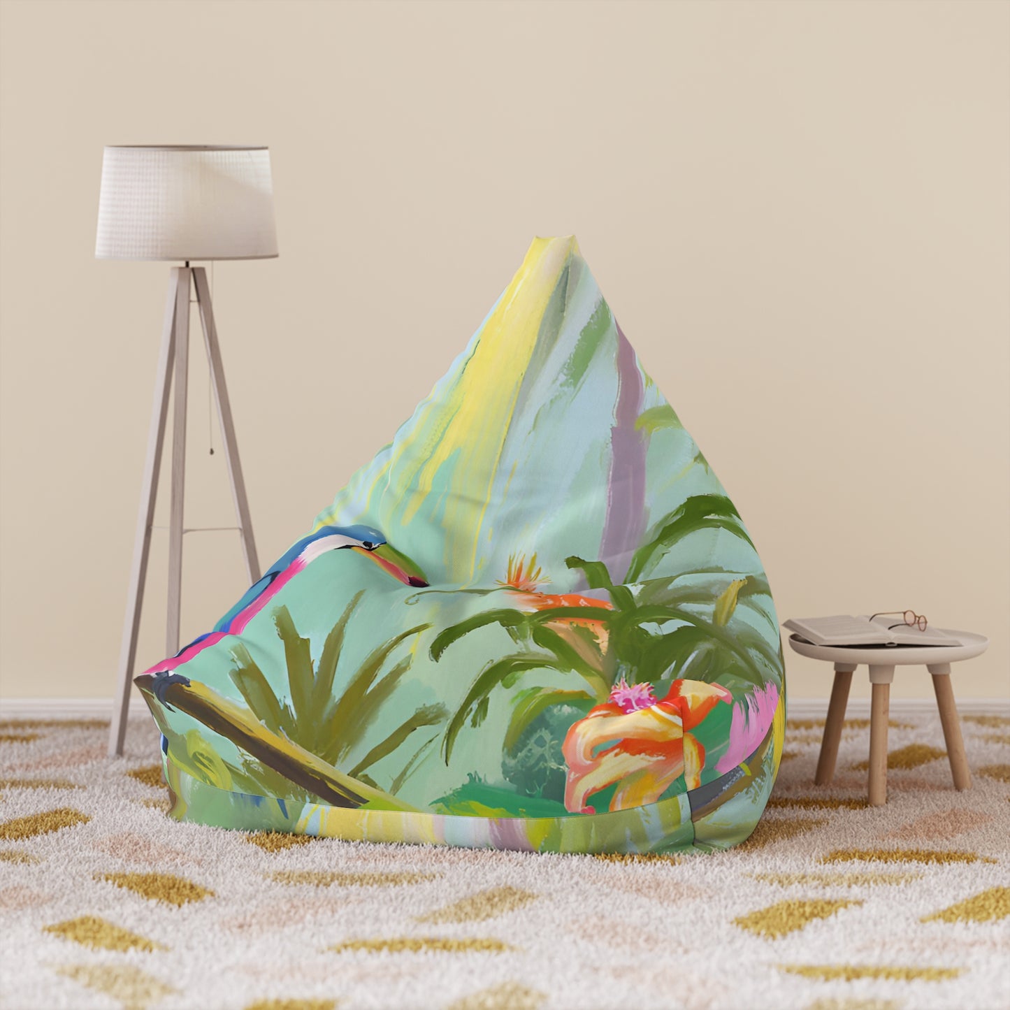 Rainforest Bean Bag Chair Cover