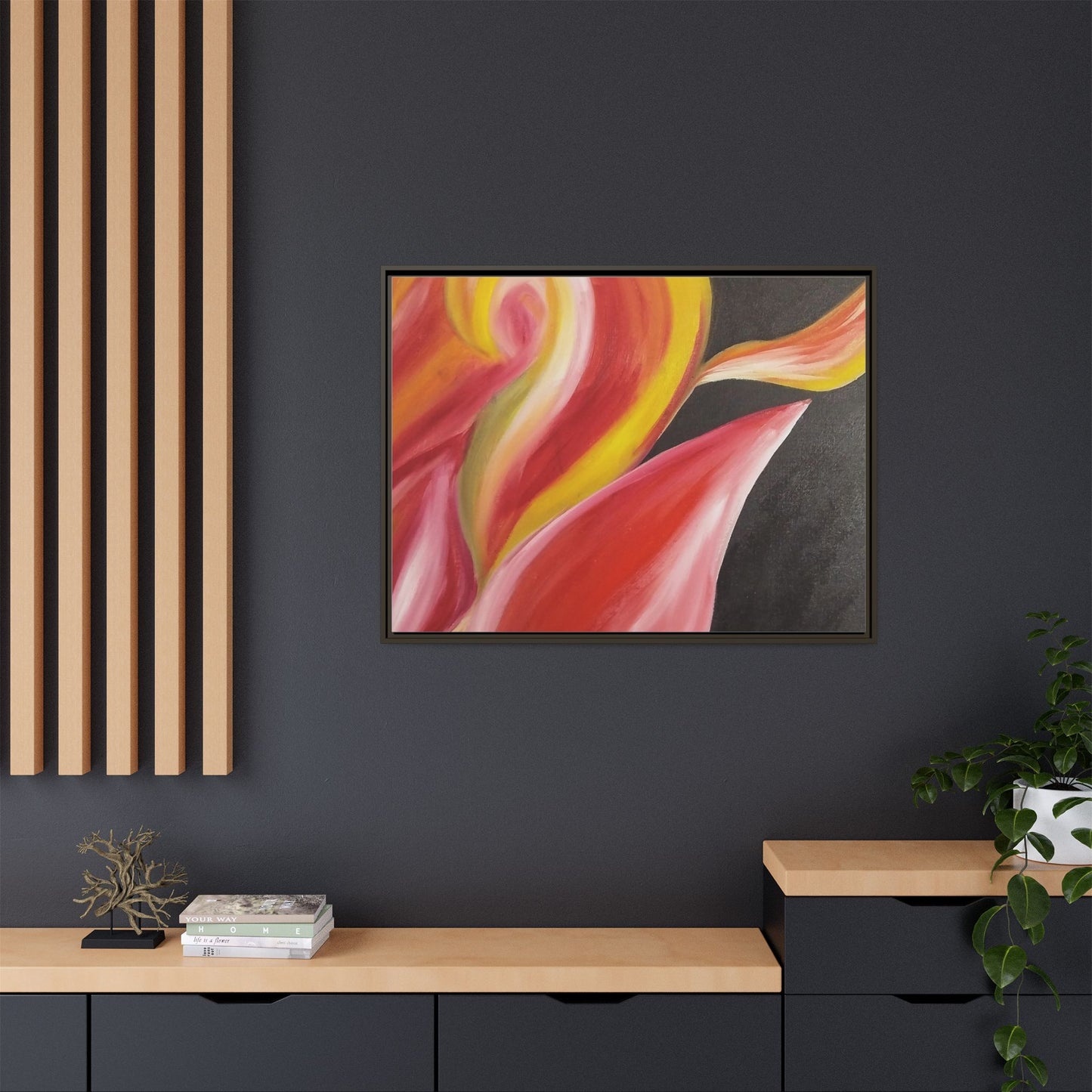 'A Autistic Phoenix' Framed Canvas Art