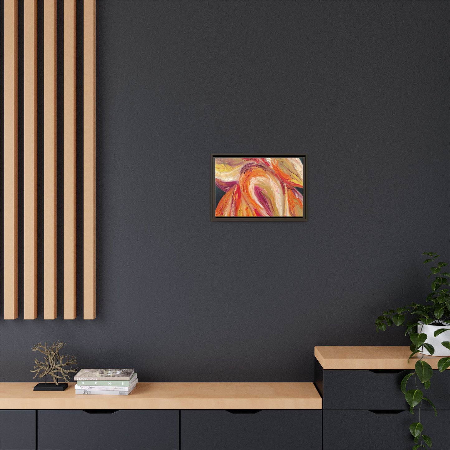 Dramatic Awakening Framed Canvas Art
