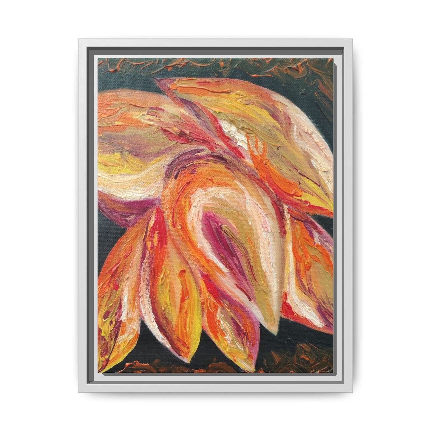 Dramatic Awakening Framed Canvas Art