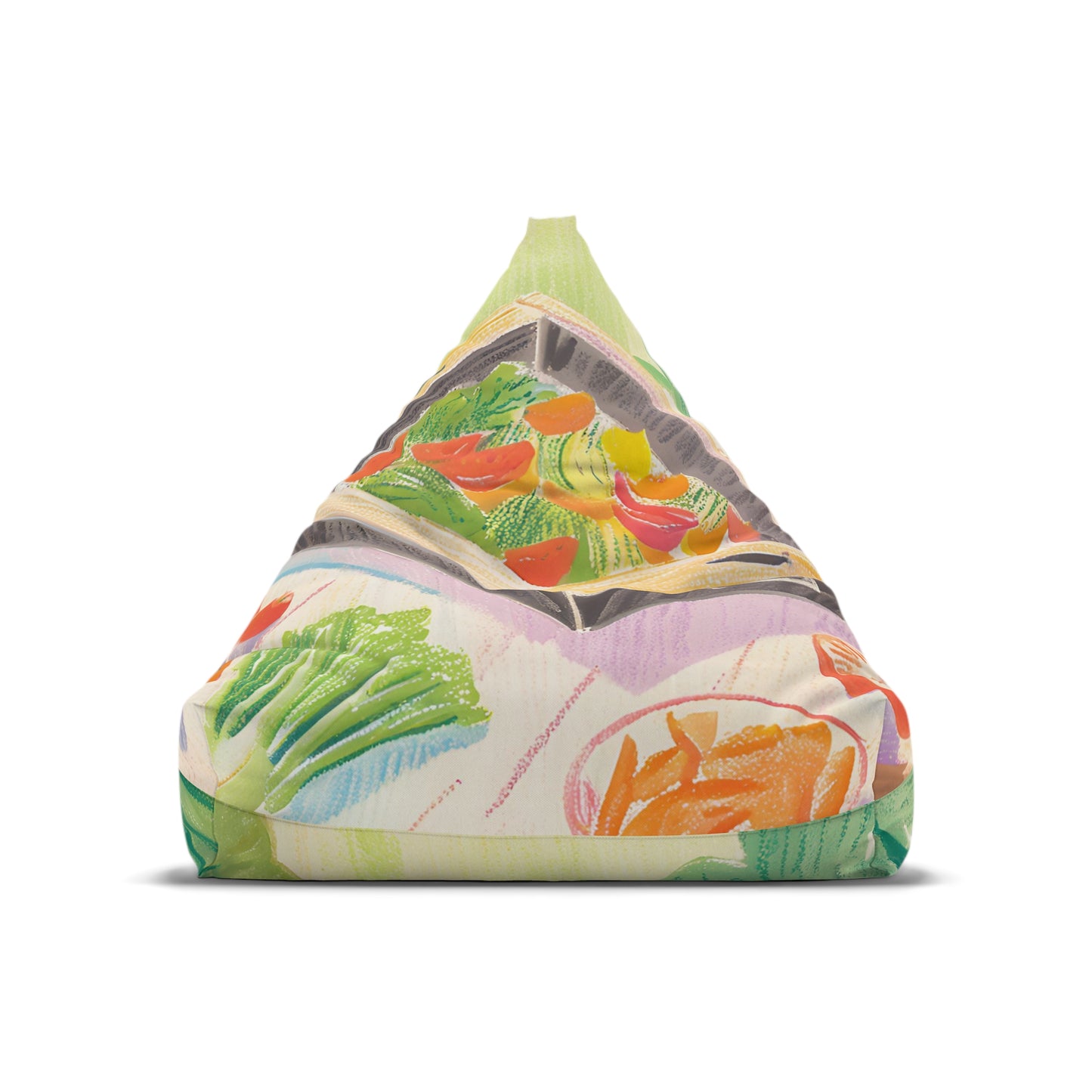 Food Bean Bag Chair Cover