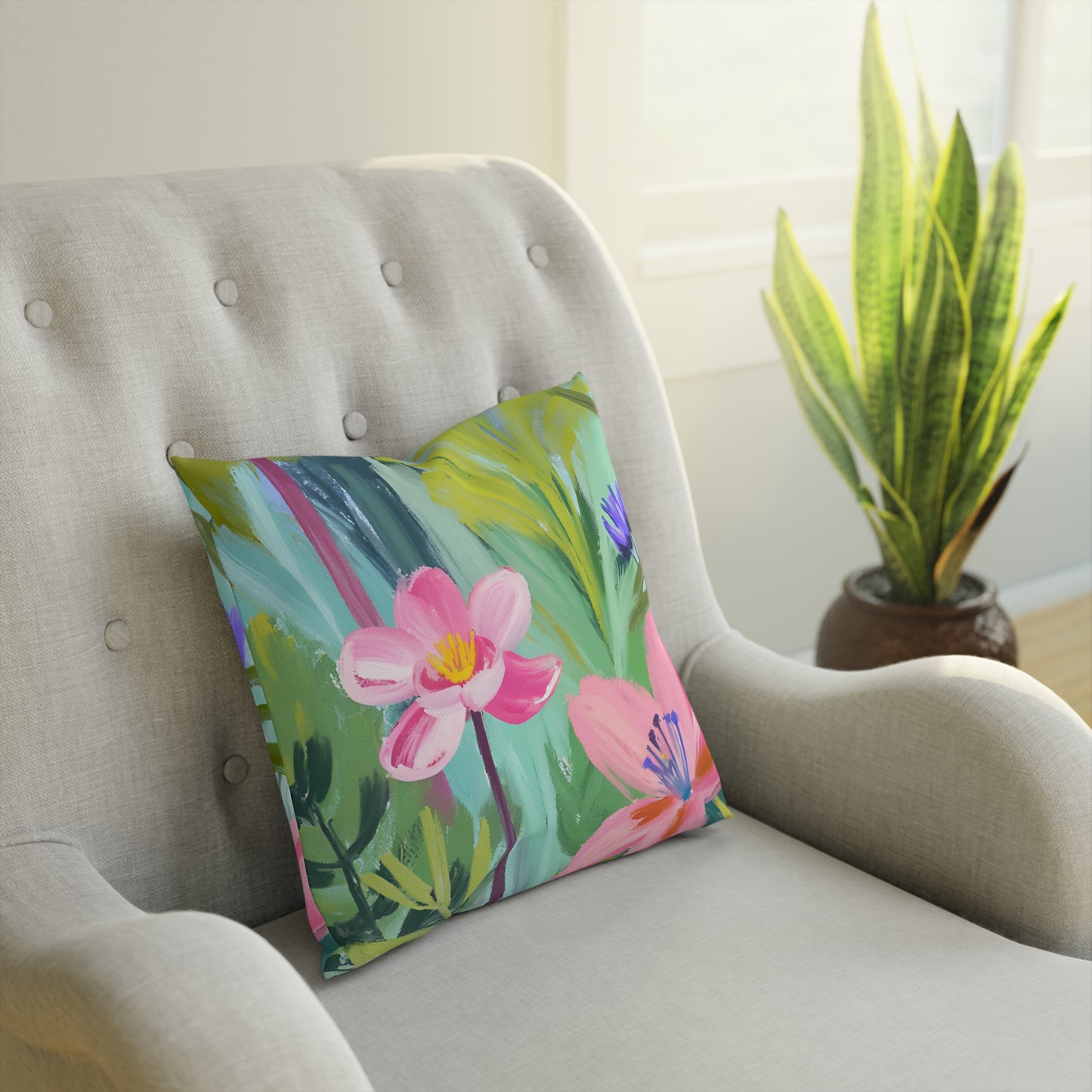 Flowers Eco-Friendly Pillow