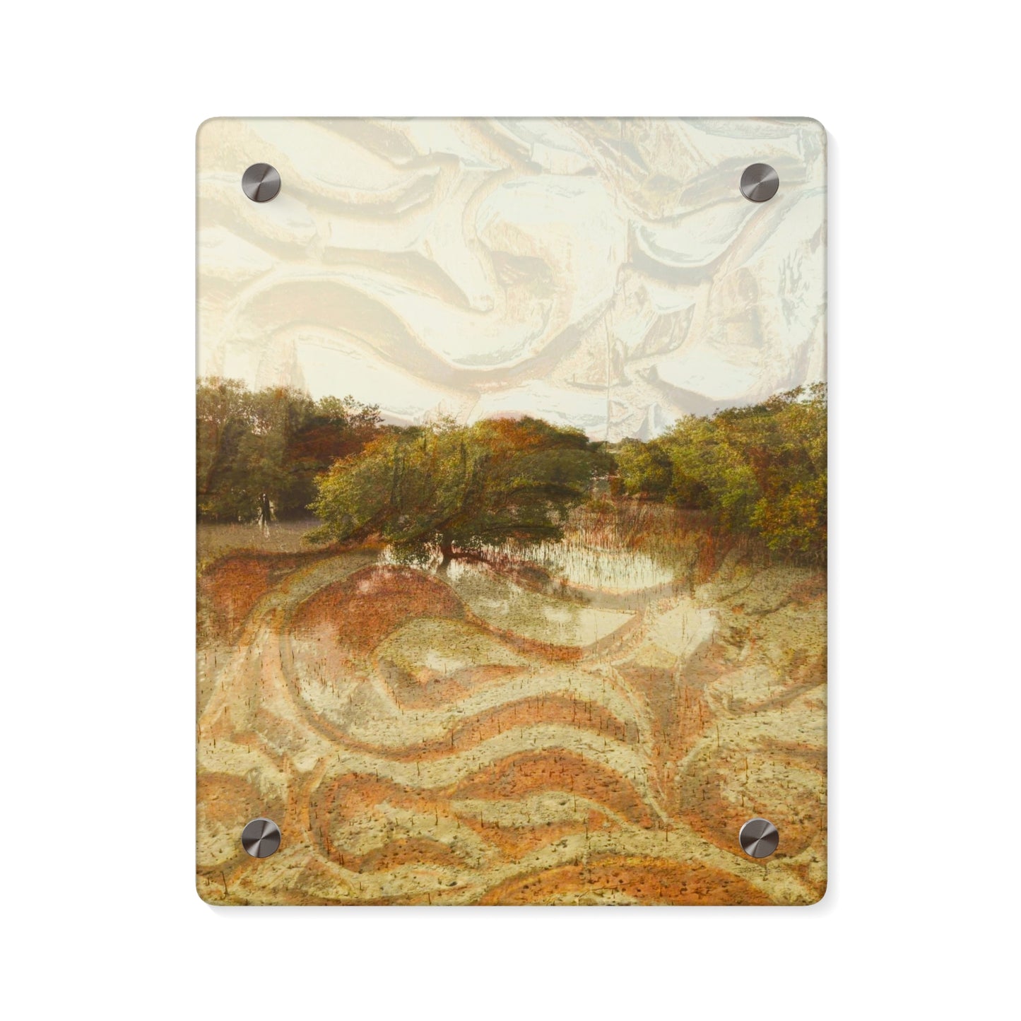 Serene Mangroves Acrylic Wall Art Panels