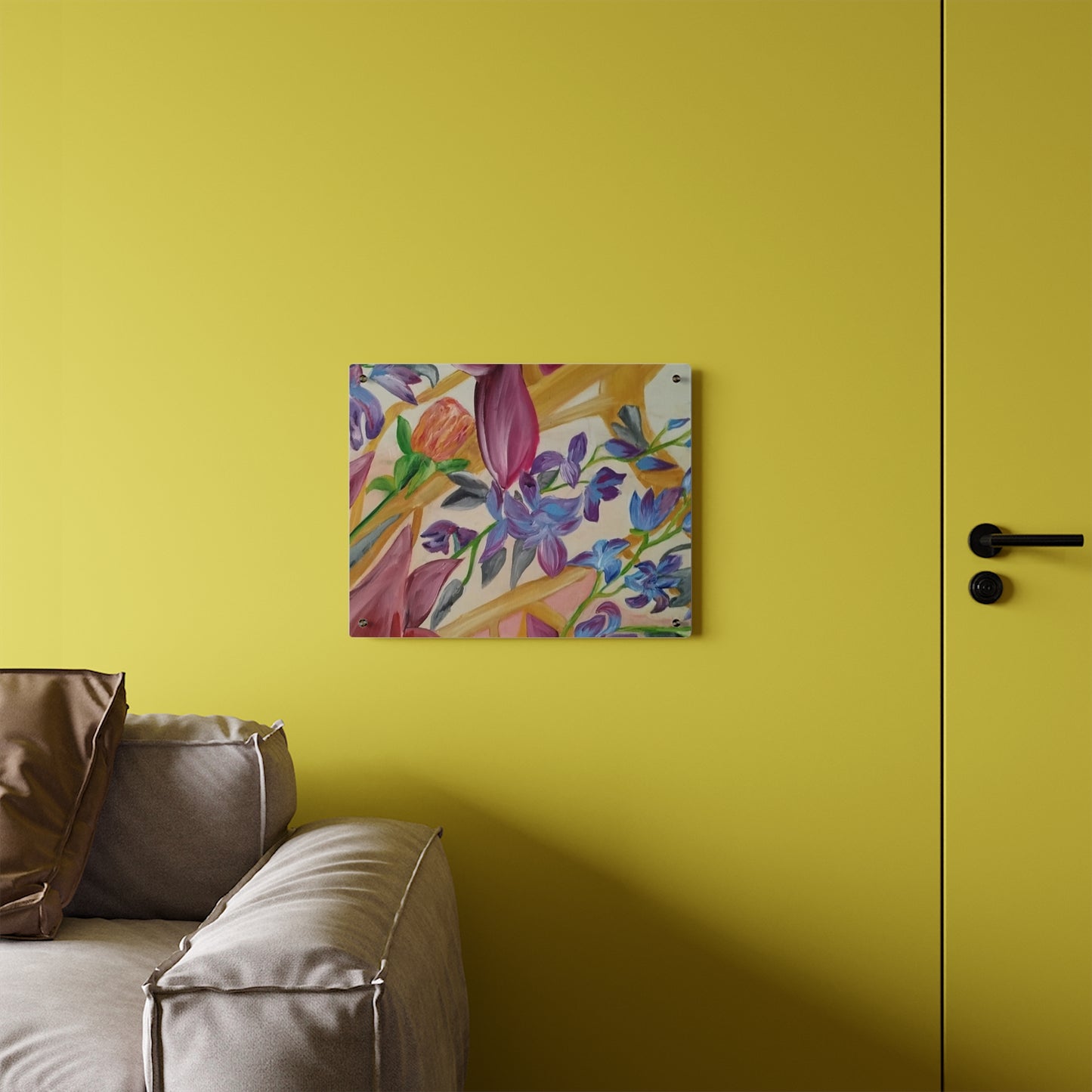 'A Dream of Flowers' Acrylic Wall Art Panels