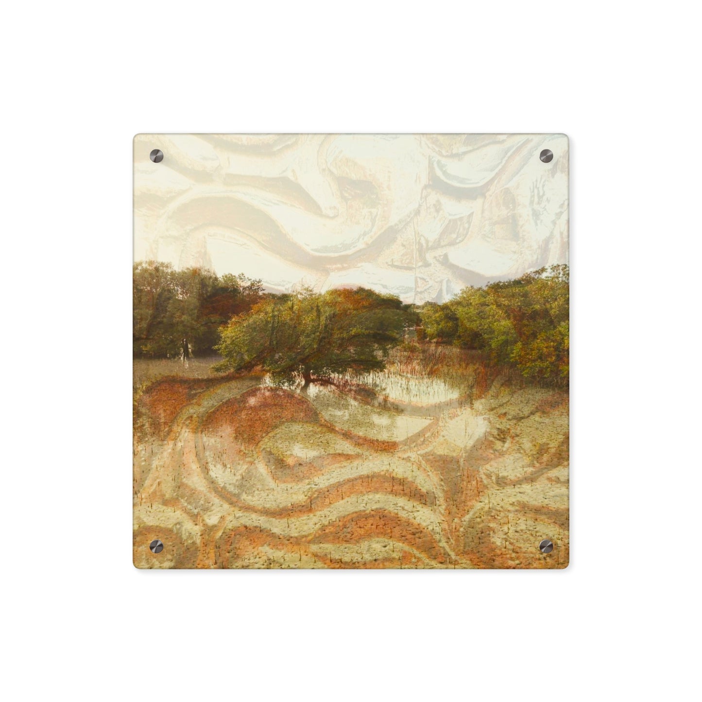 Serene Mangroves Acrylic Wall Art Panels