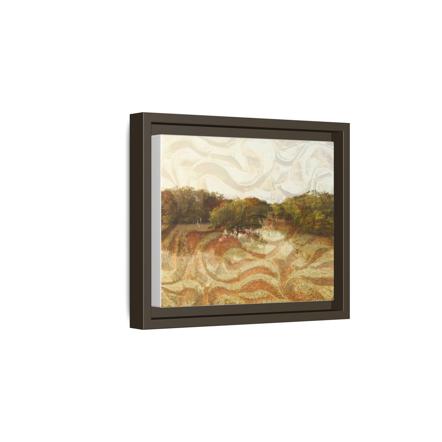 Serene Mangroves Framed Canvas Art