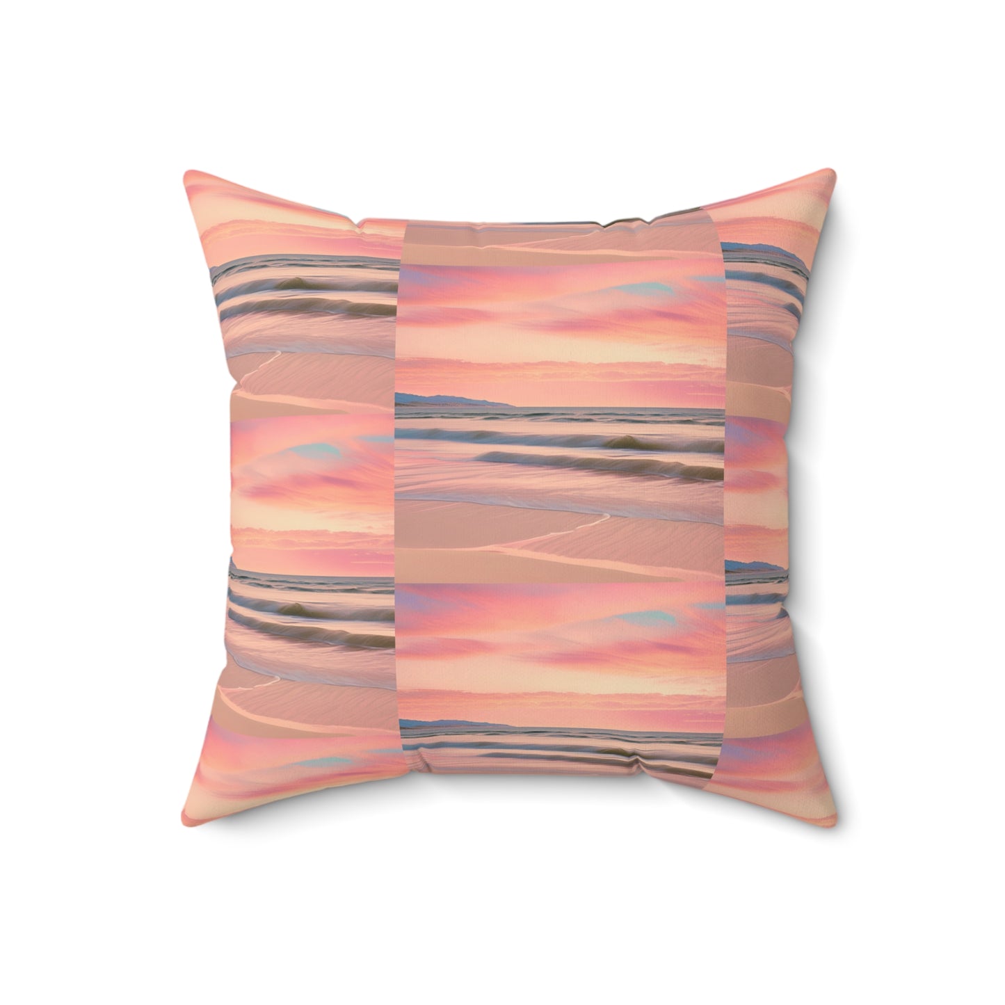 Horizon Faux Suede Square Pillow