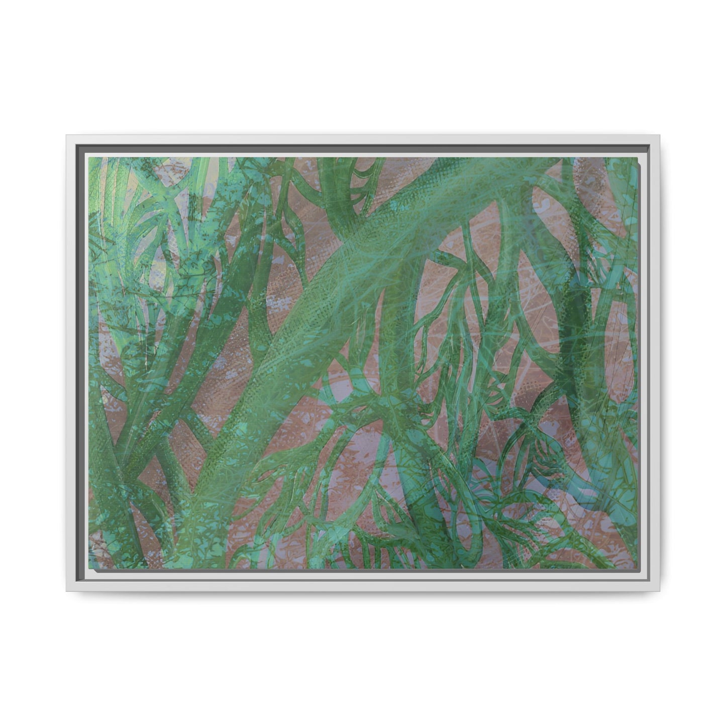 Inner Depths Framed Canvas Art