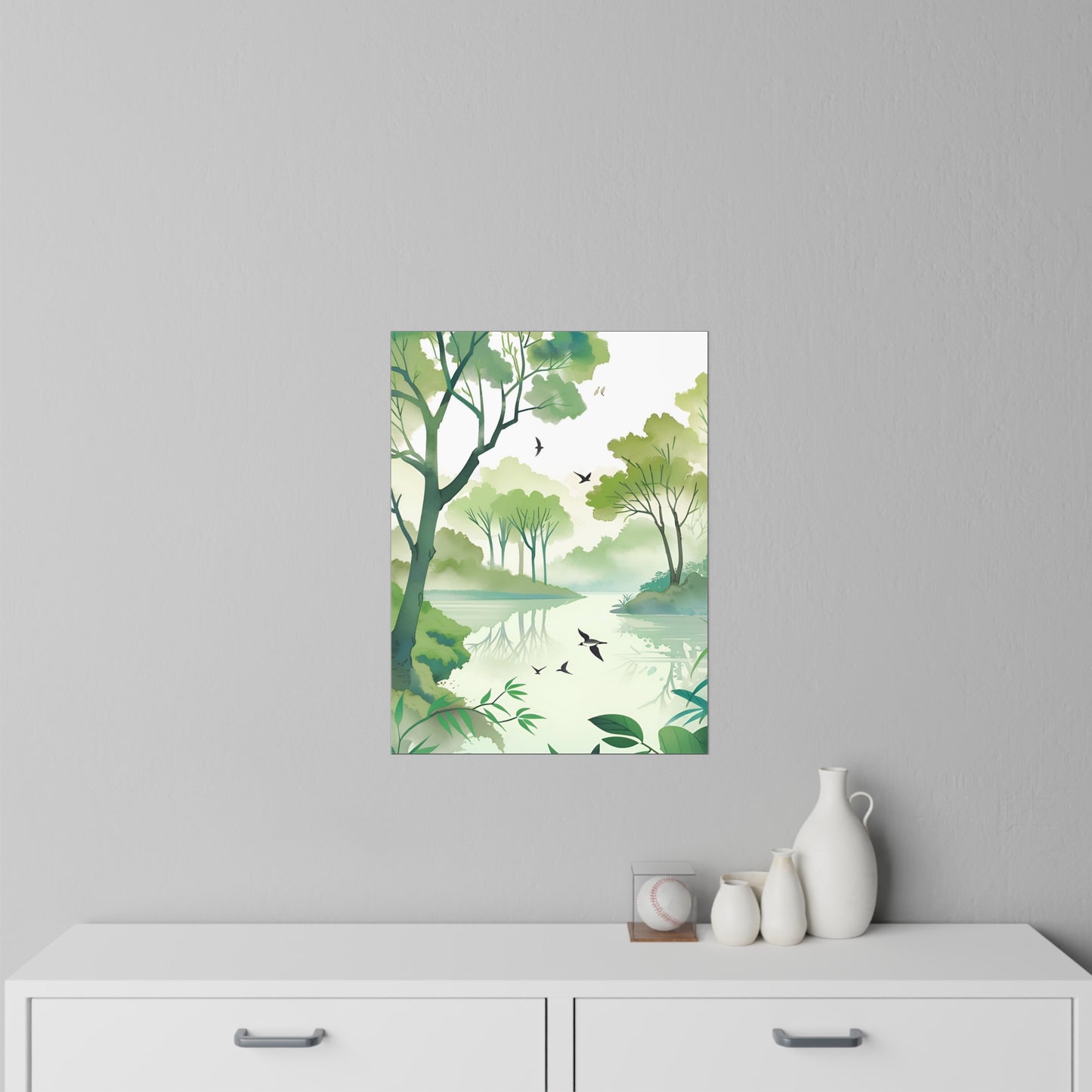 Tree Lake Wall Decals