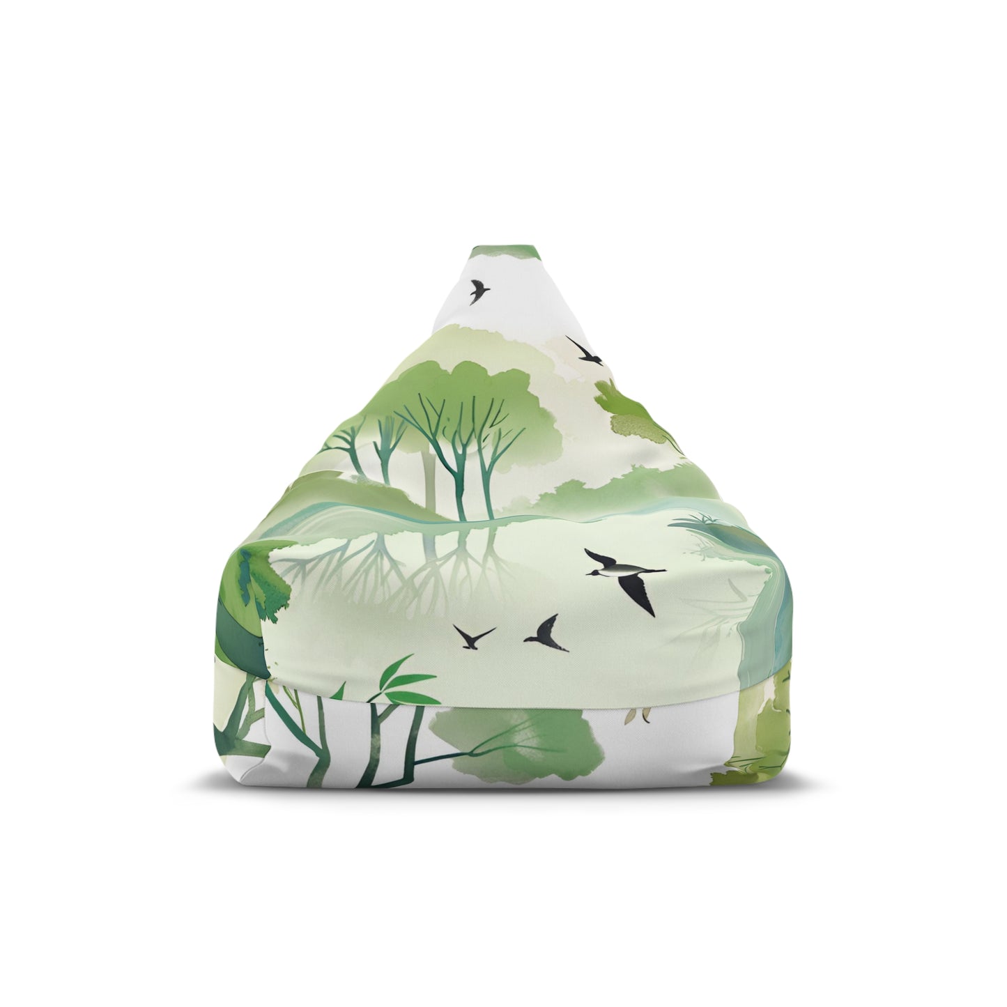 Tree Lake Bean Bag Chair Cover