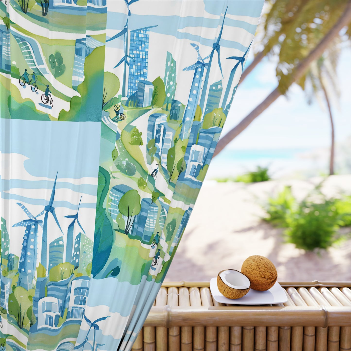 The City Window Curtain (1 Piece)