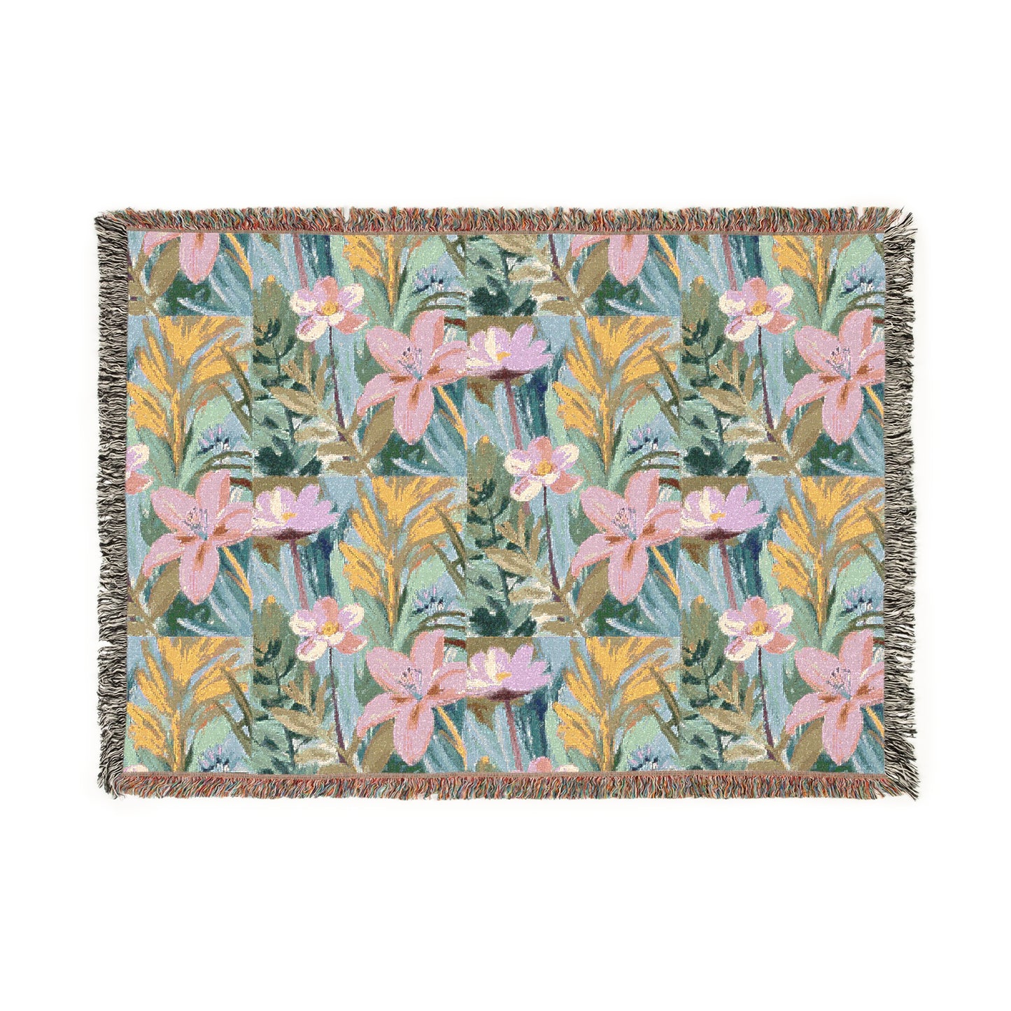 Flowers 100% Cotton Cozy Blanket