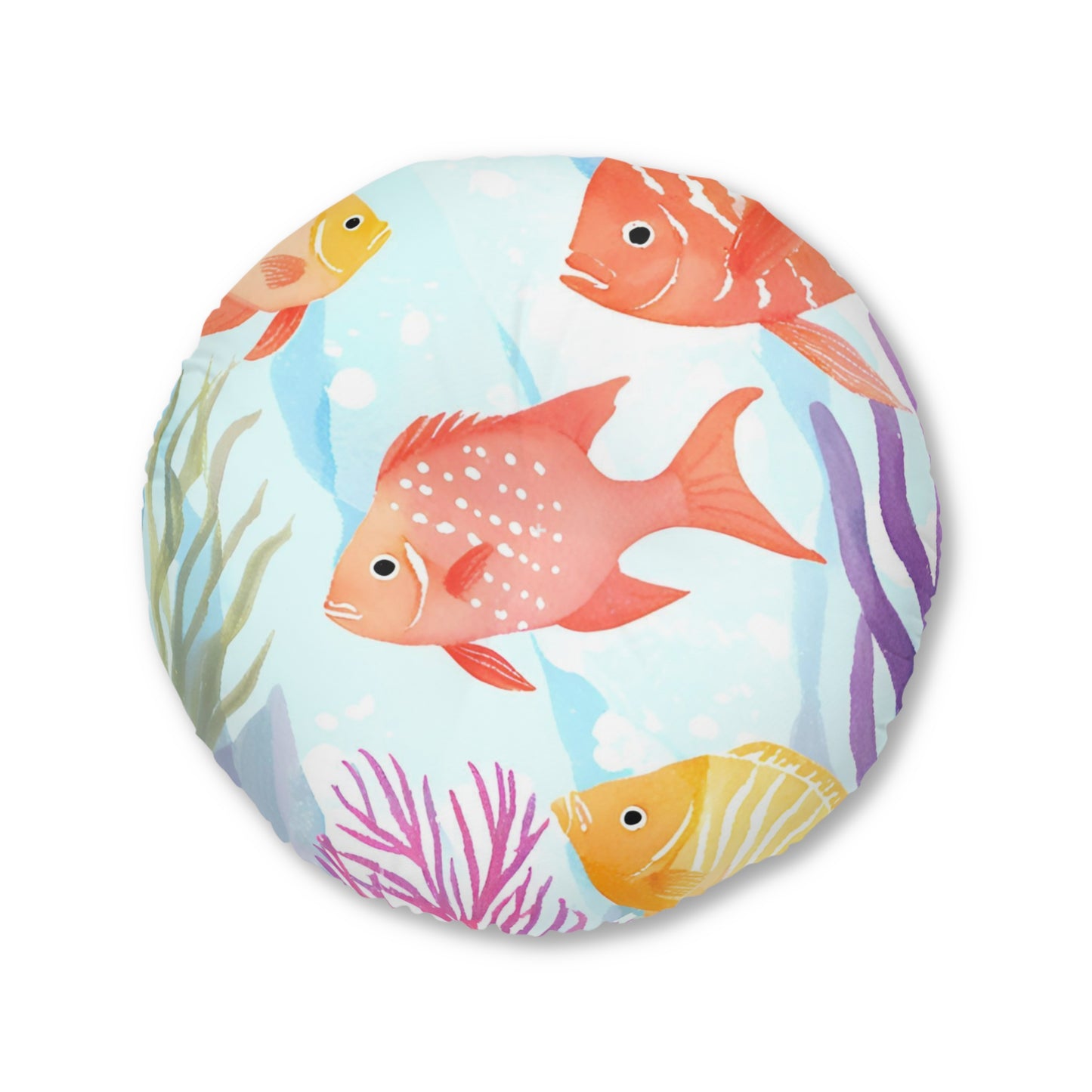 Coral Reef Tufted Floor Pillow