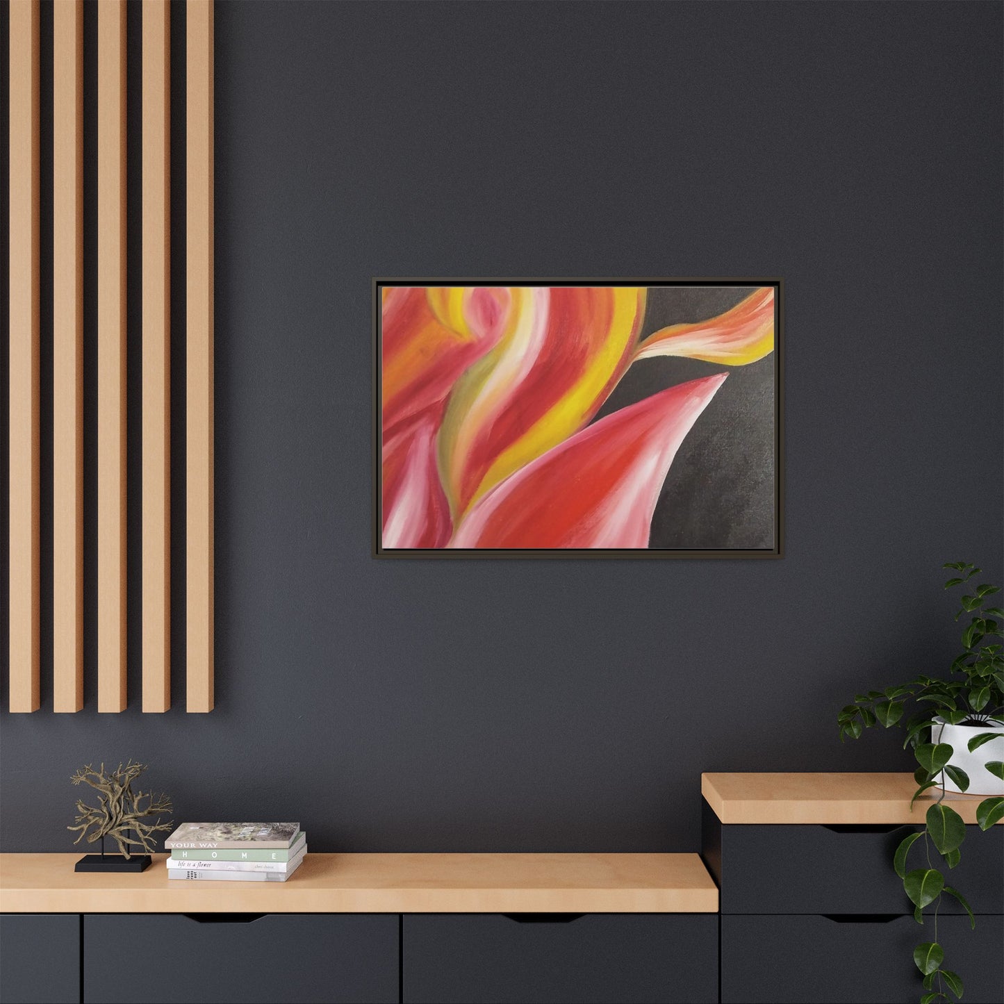 'A Autistic Phoenix' Framed Canvas Art