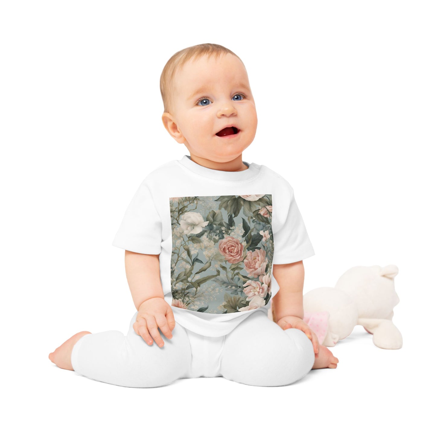 Floral Cotton Baby T-Shirt