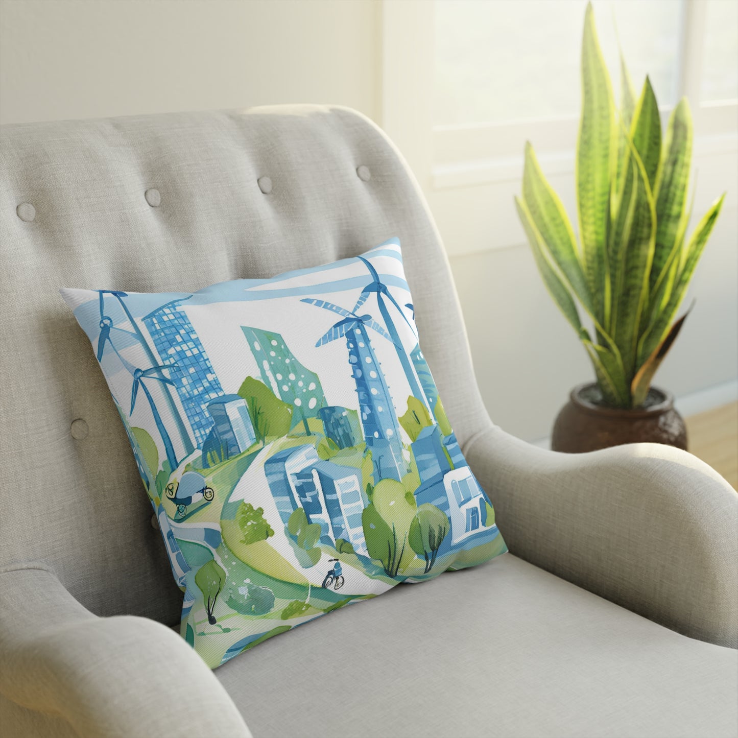 The City Eco-Friendly Pillow