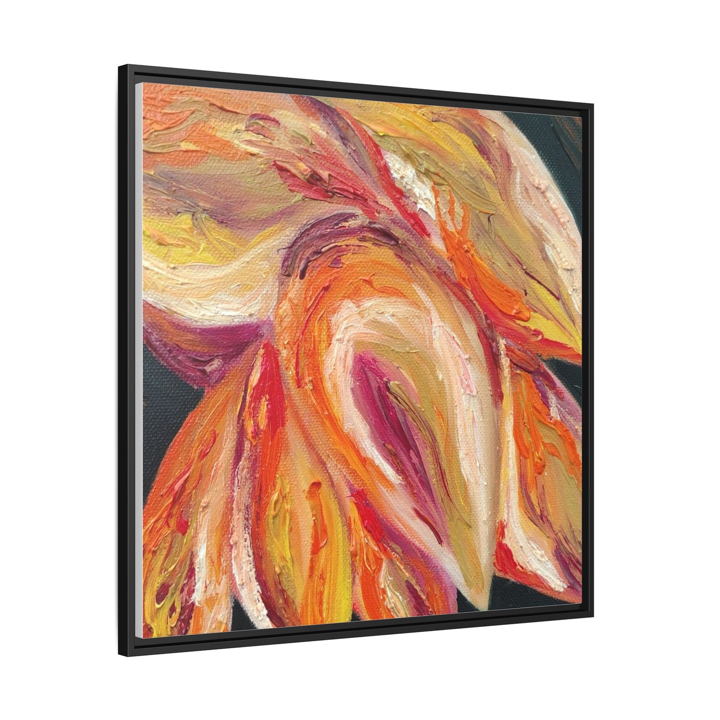 Dramatic Awakening Framed Canvas Art