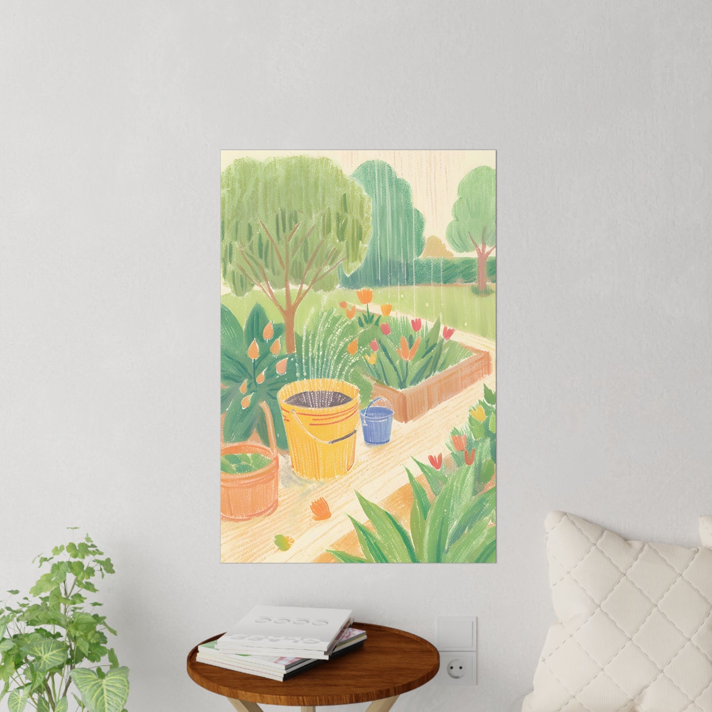 Rain Garden Wall Decals