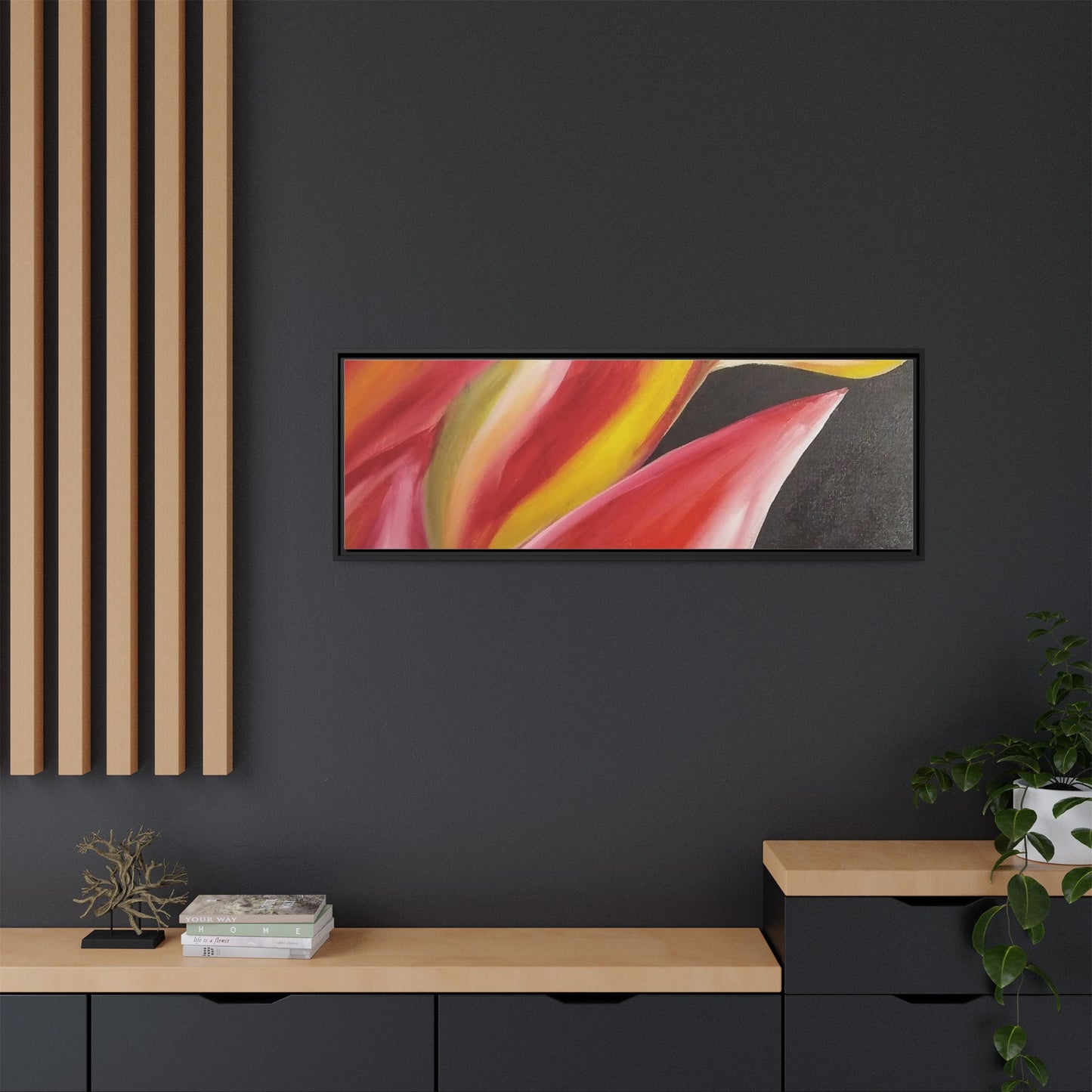 'A Autistic Phoenix' Framed Canvas Art