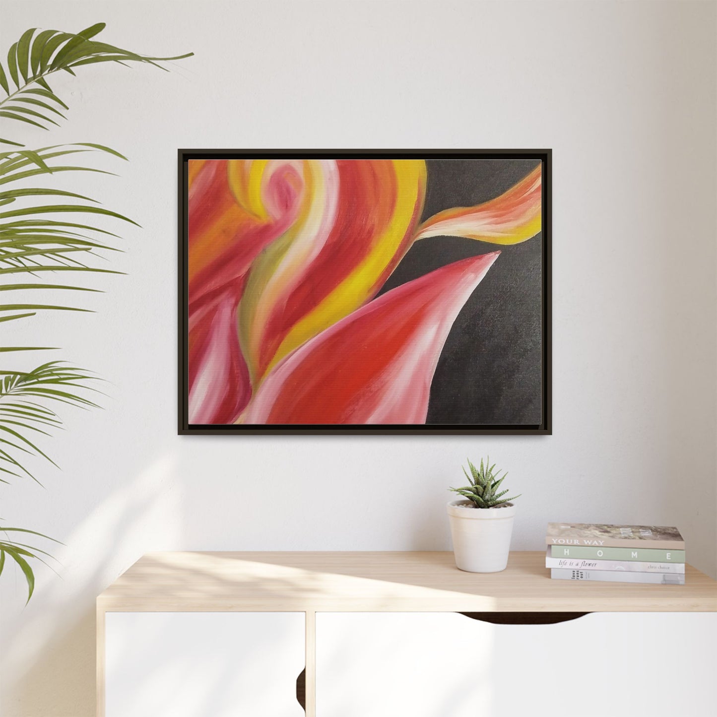 'A Autistic Phoenix' Framed Canvas Art