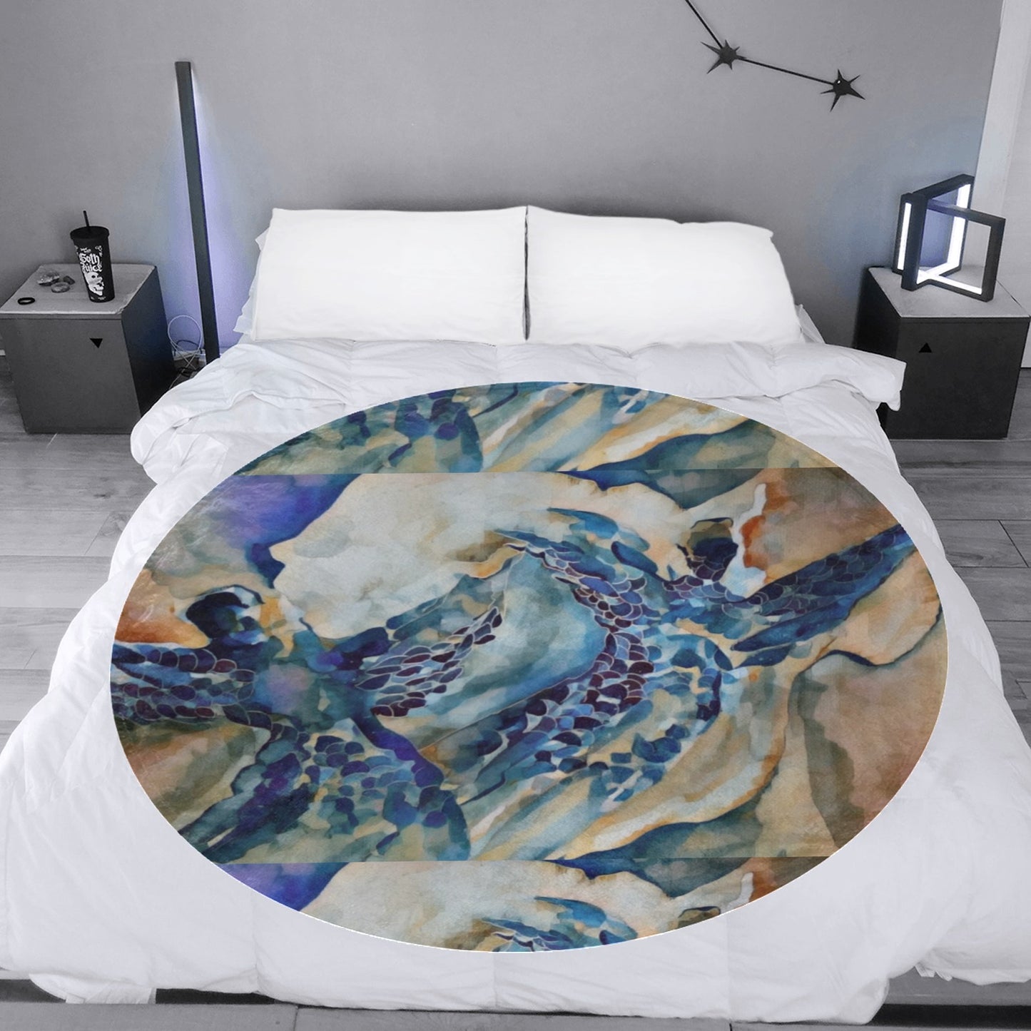 Liminal Light 1 by Helena Barbagelata Circular Ultra-Soft Micro Fleece