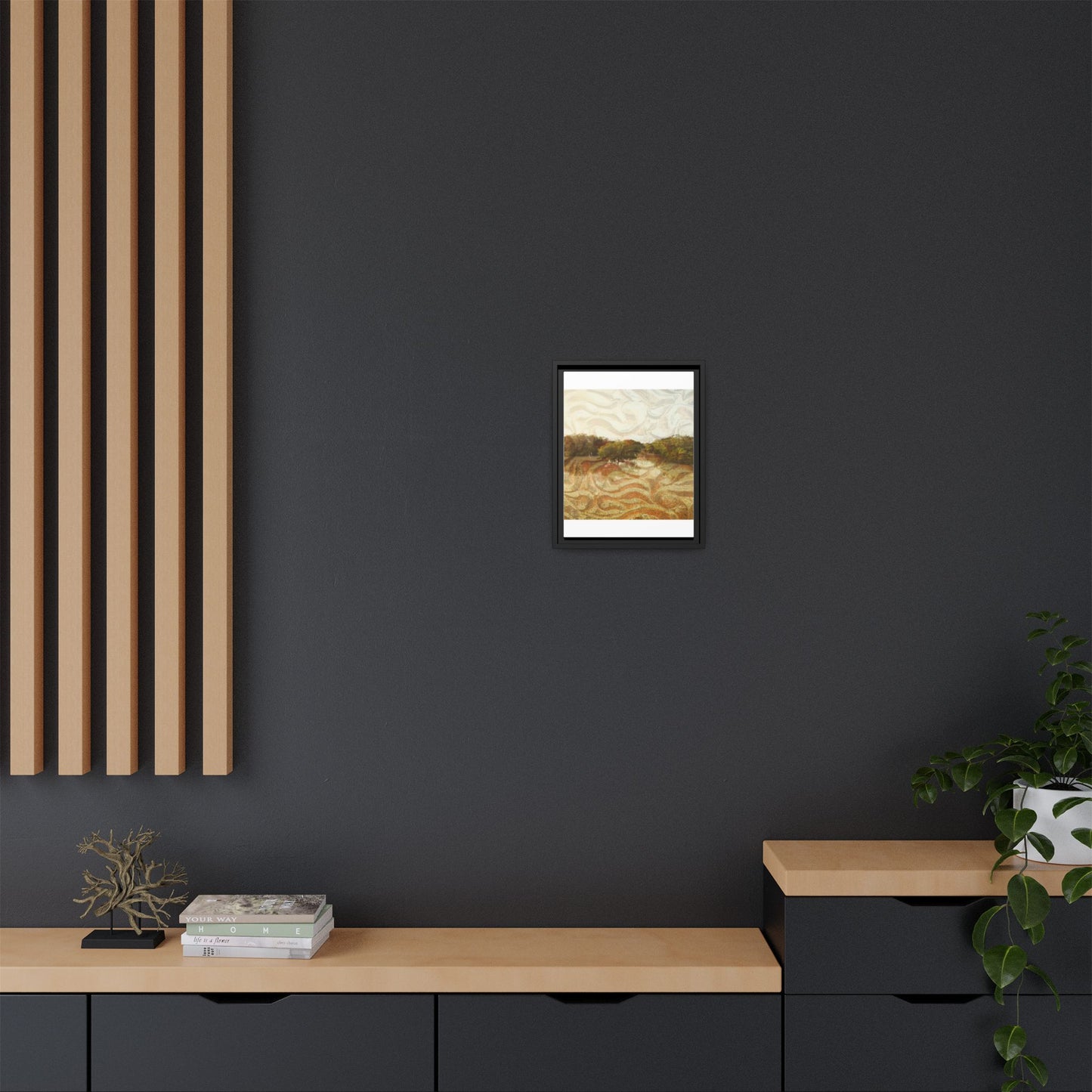 Serene Mangroves Framed Canvas Art