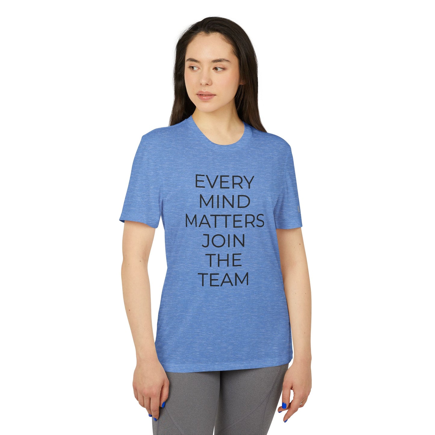Adidas x Neurodivergent Synergy Unisex Sport T-Shirt EVERY MIND MATTERS JOIN THE TEAM