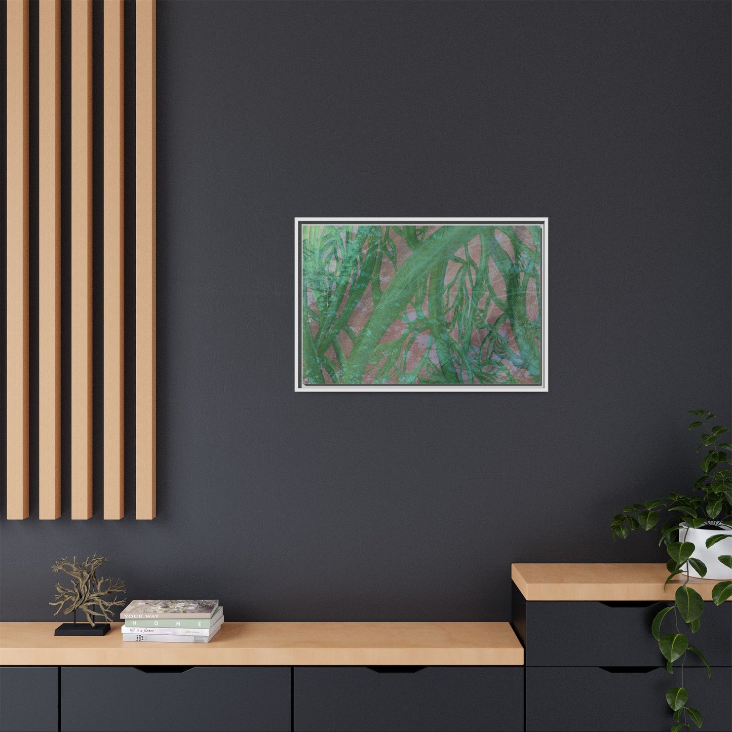 Inner Depths Framed Canvas Art