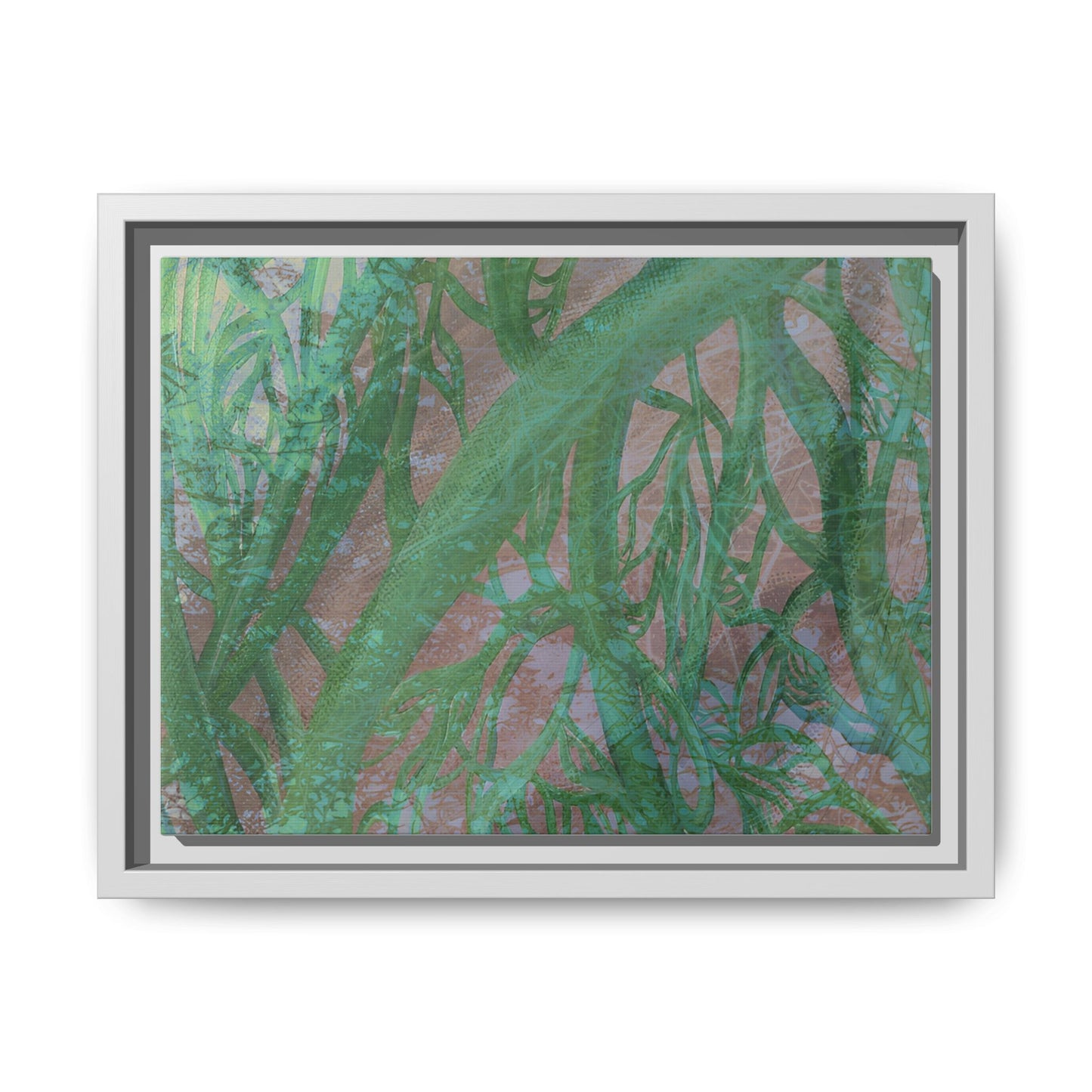 Inner Depths Framed Canvas Art
