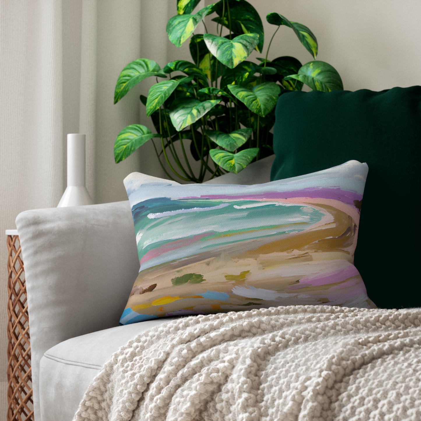 The Beach Lumbar Pillow