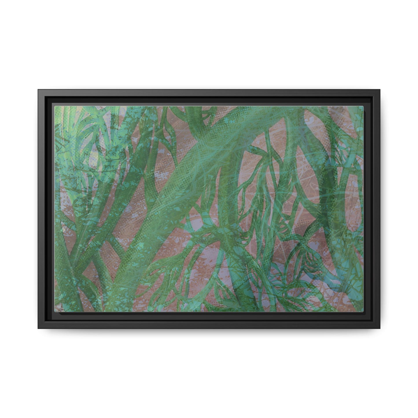 Inner Depths Framed Canvas Art