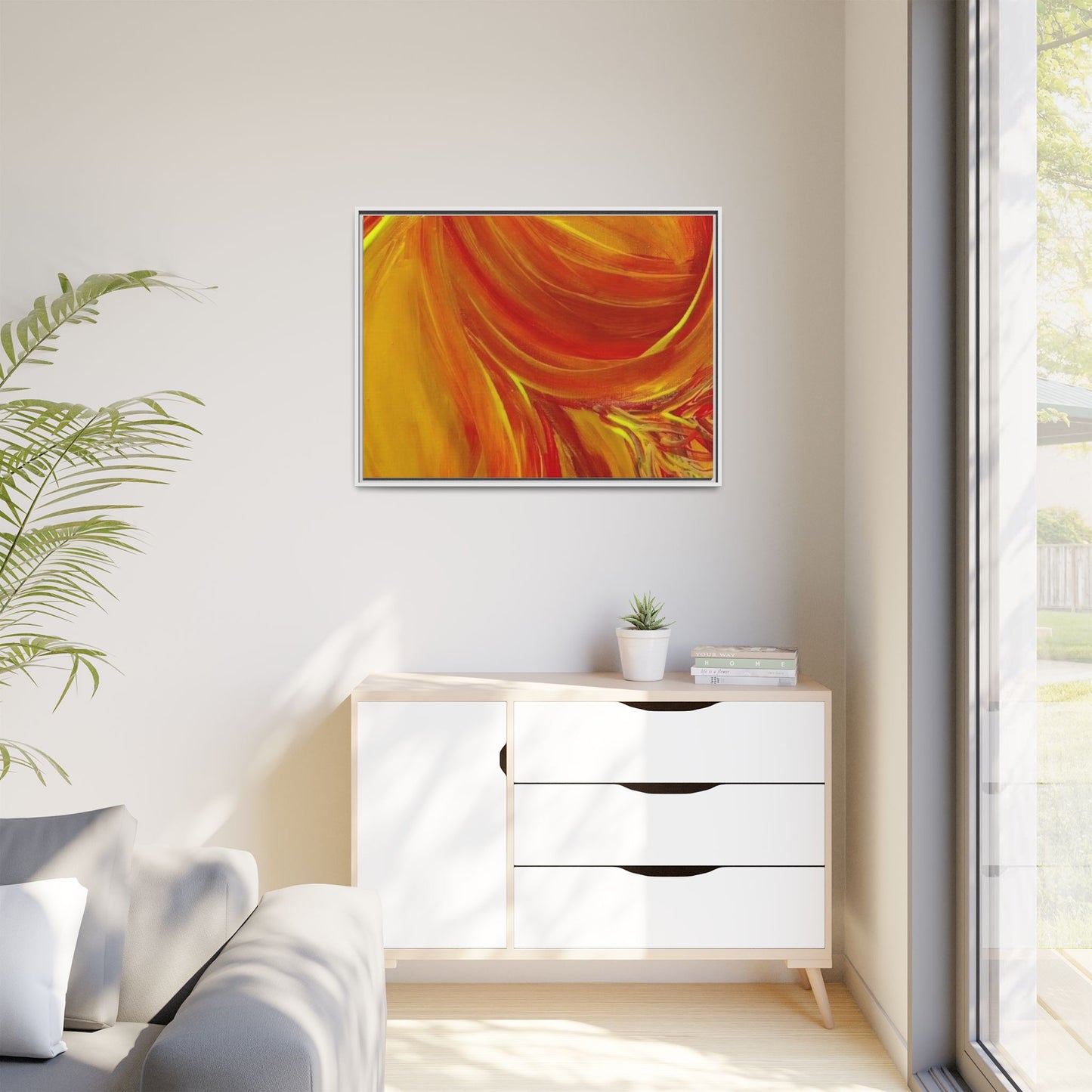 'Autumn' Framed Canvas Art