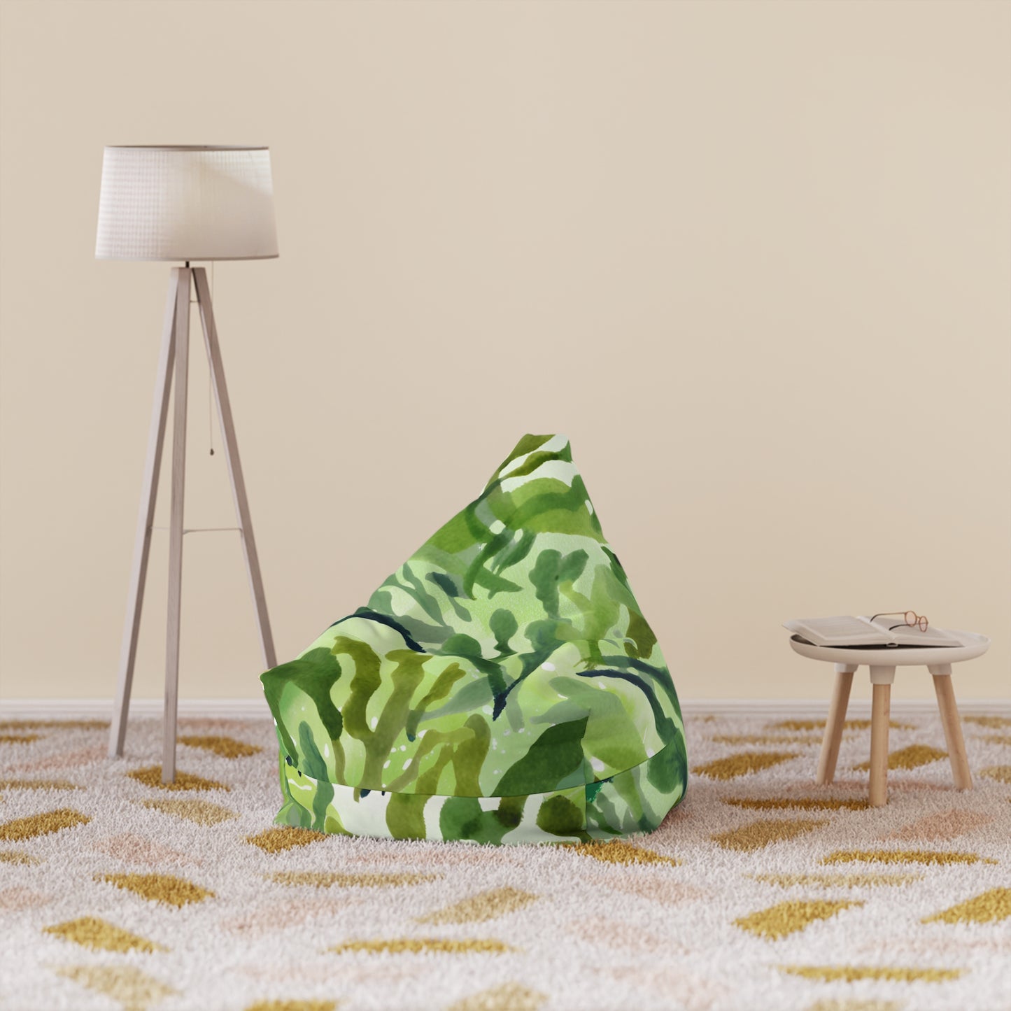 Pond Algae Bean Bag Chair Cover