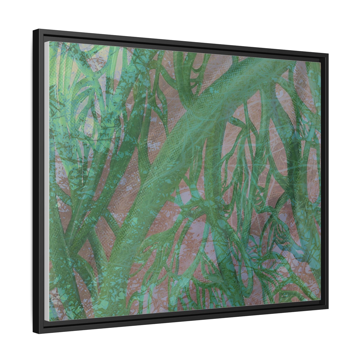 Inner Depths Framed Canvas Art
