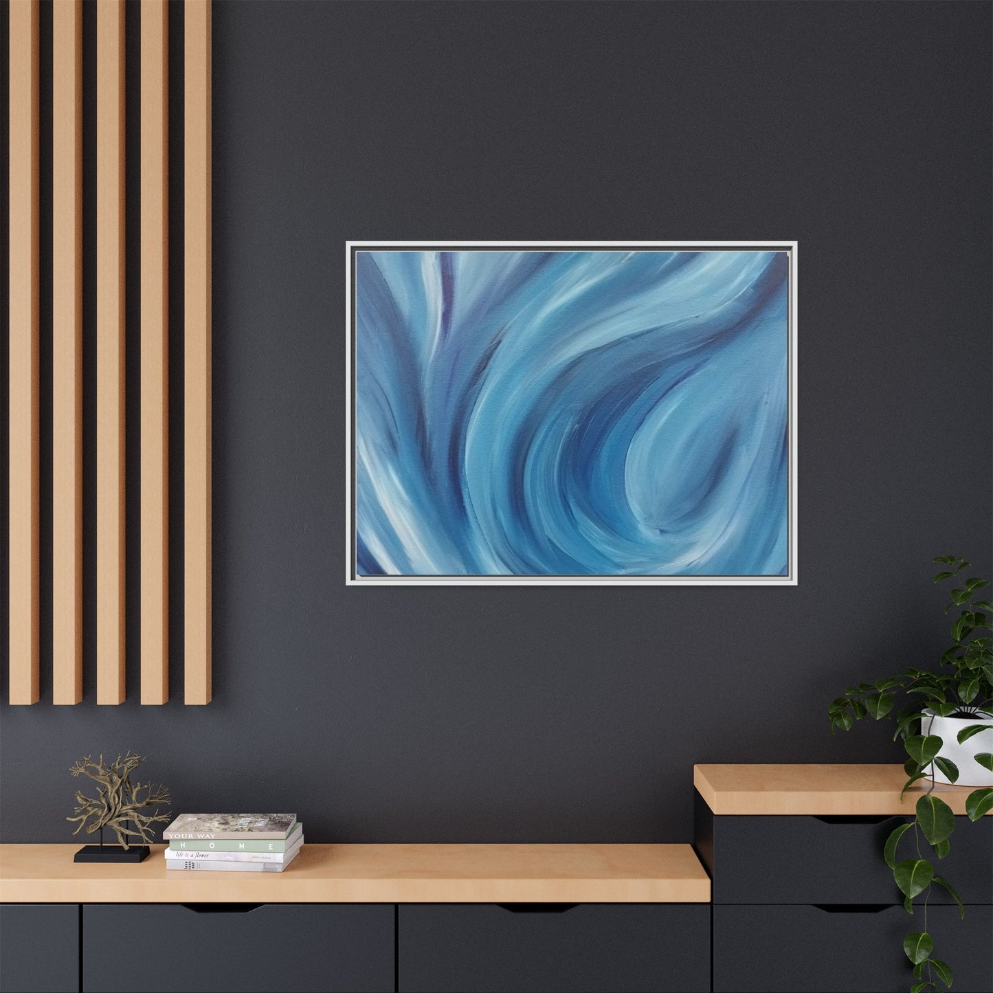 Intrinsic Reflection Framed Canvas Art