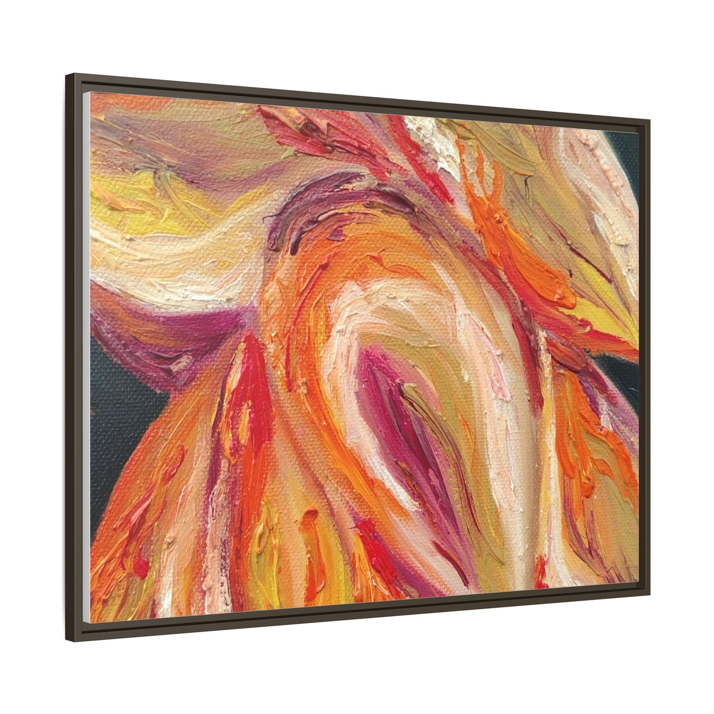 Dramatic Awakening Framed Canvas Art