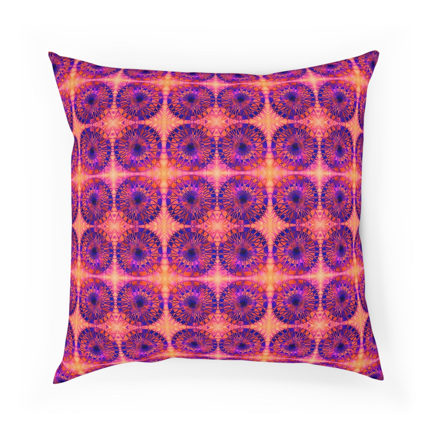 Net Circles by Uta Feinstein Pillow
