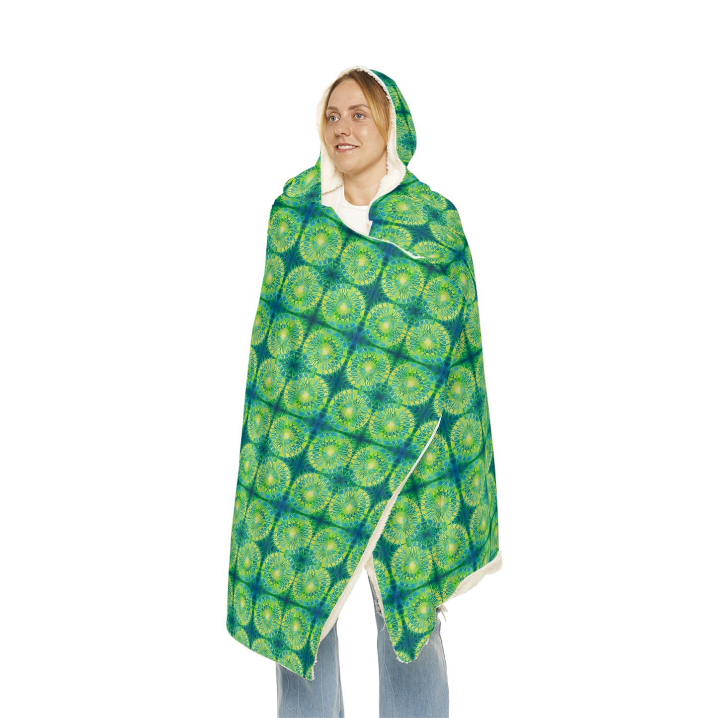 Safety Net Circles by Uta Feinstein Snuggle Blanket