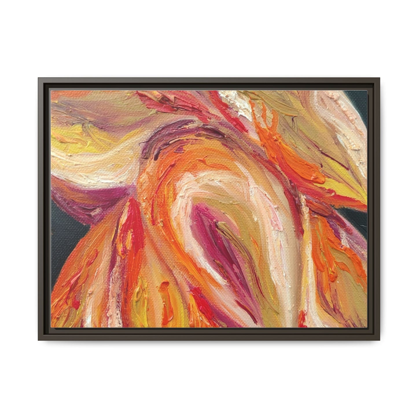 Dramatic Awakening Framed Canvas Art