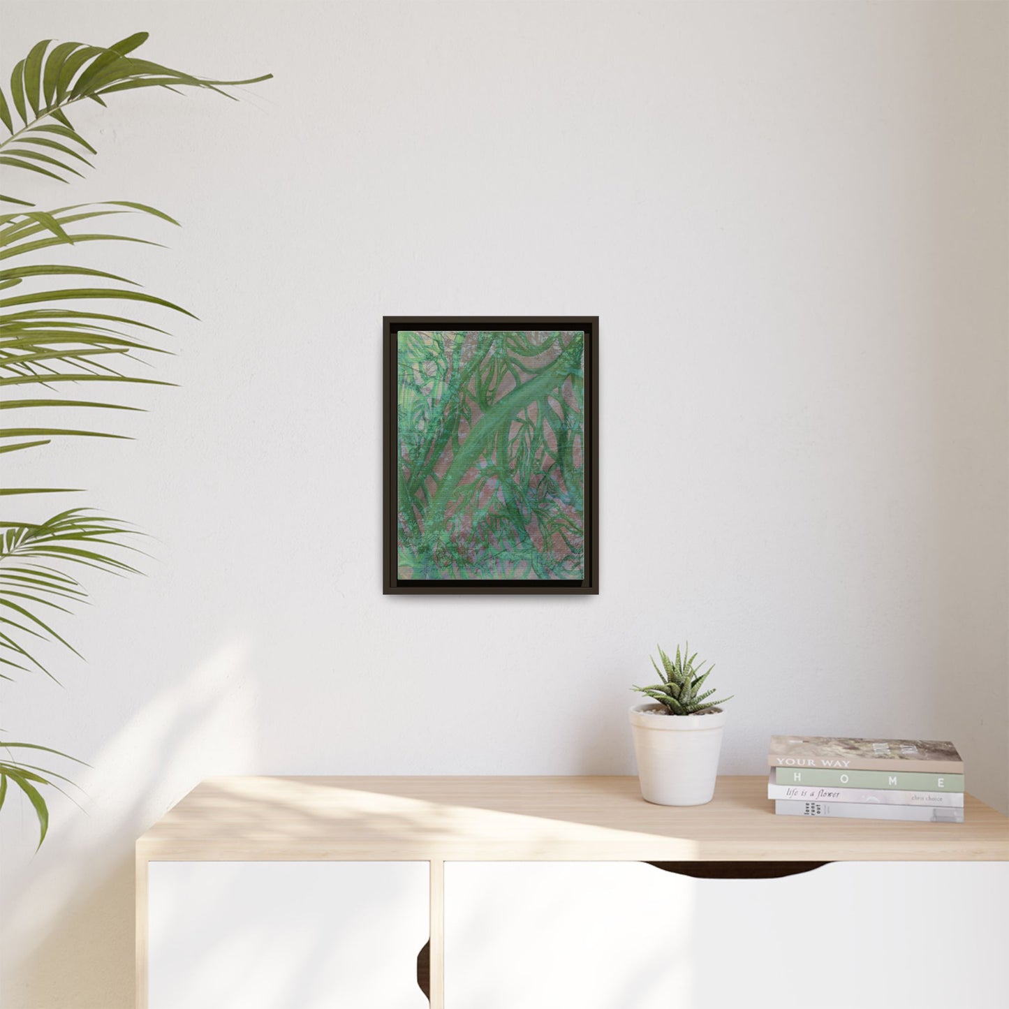 Inner Depths Framed Canvas Art