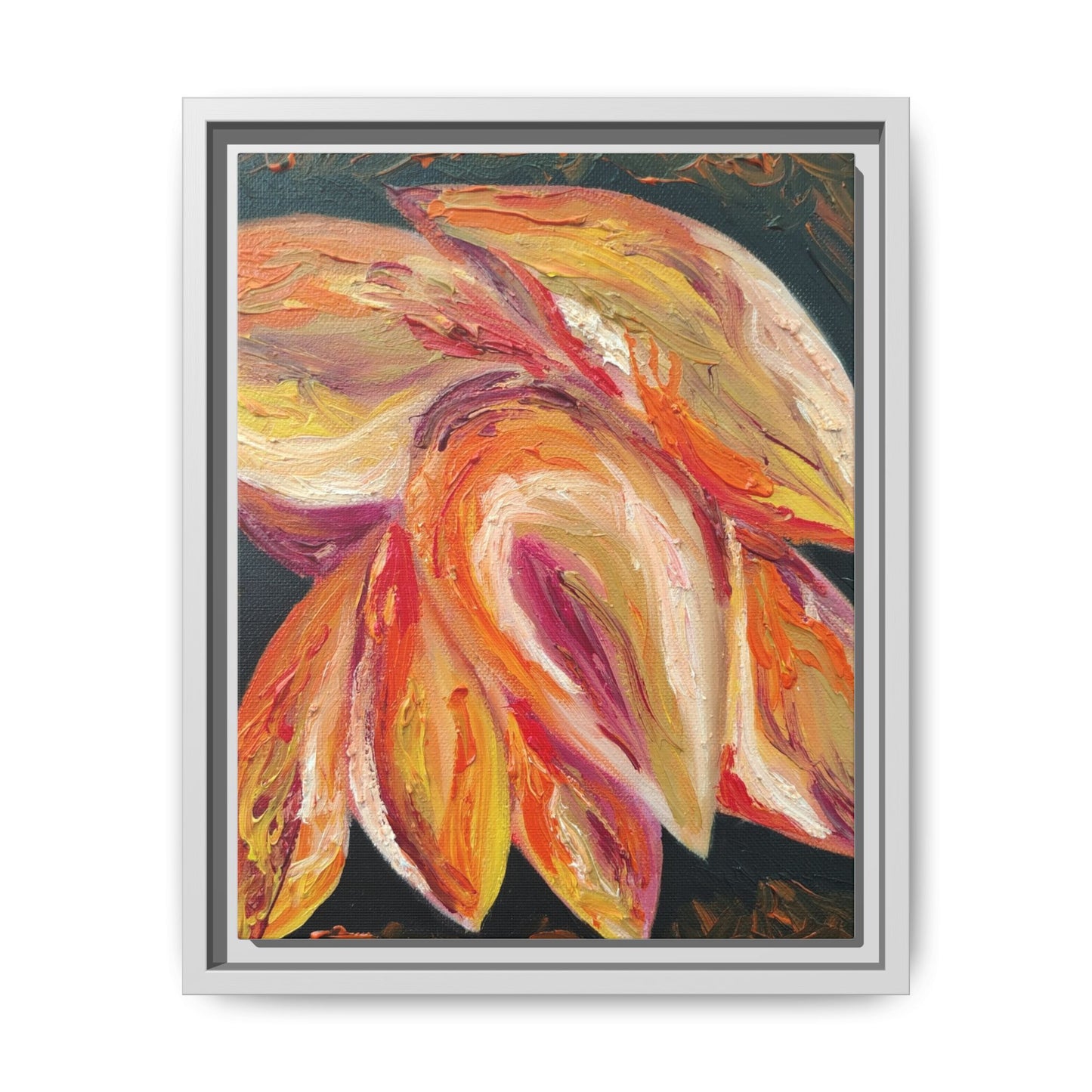 Dramatic Awakening Framed Canvas Art