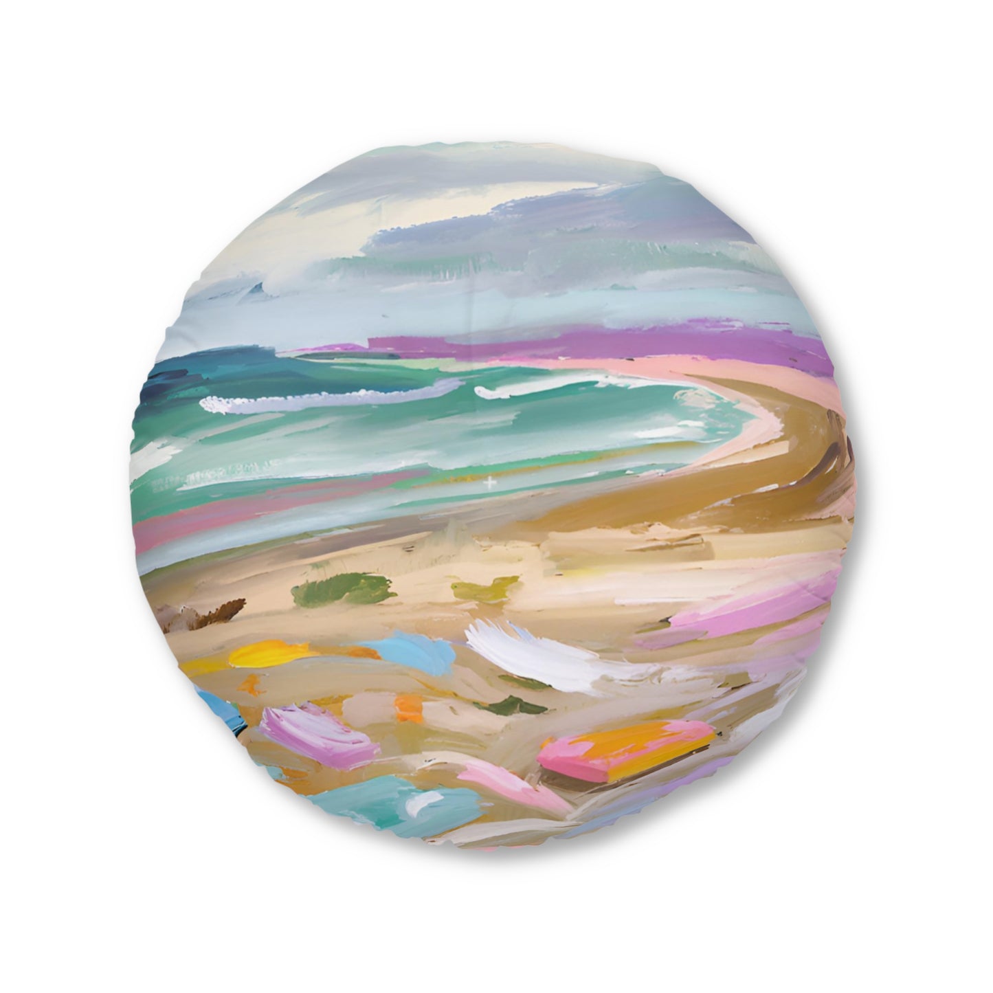 The Beach Tufted Floor Pillow