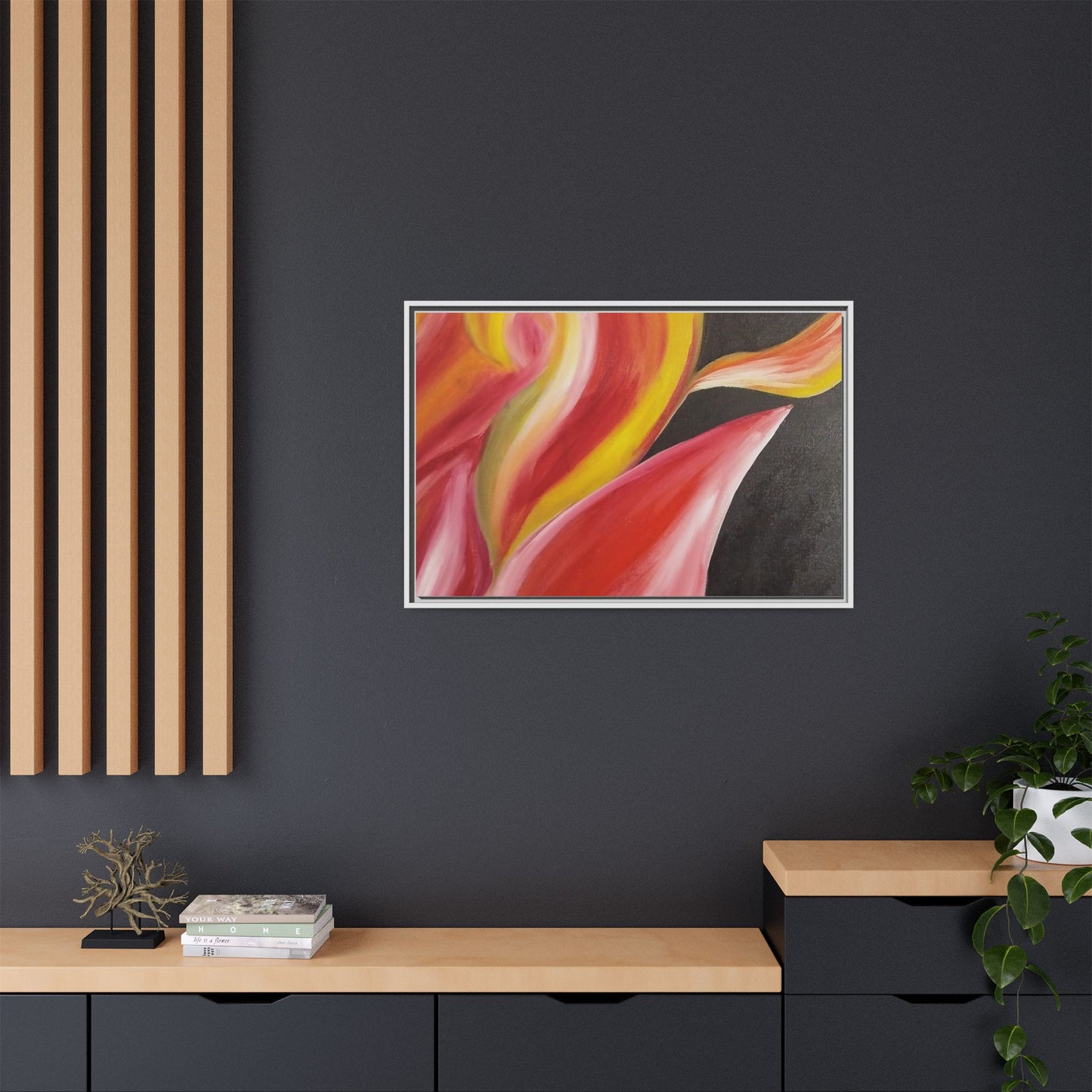 'A Autistic Phoenix' Framed Canvas Art
