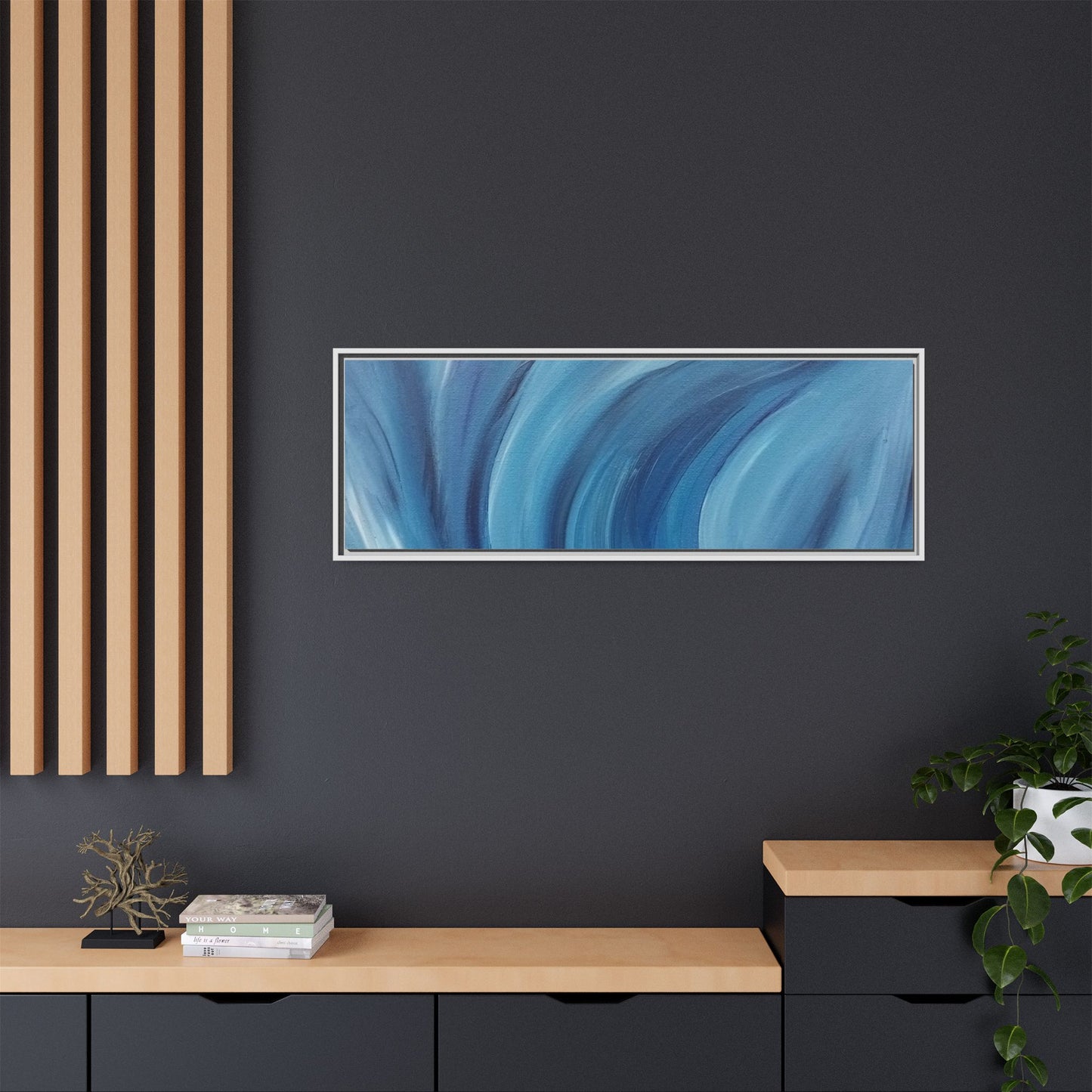 Intrinsic Reflection Framed Canvas Art