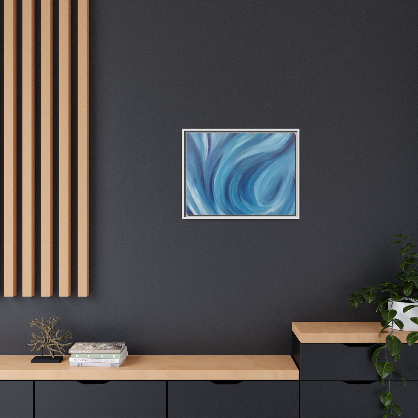 Intrinsic Reflection Framed Canvas Art