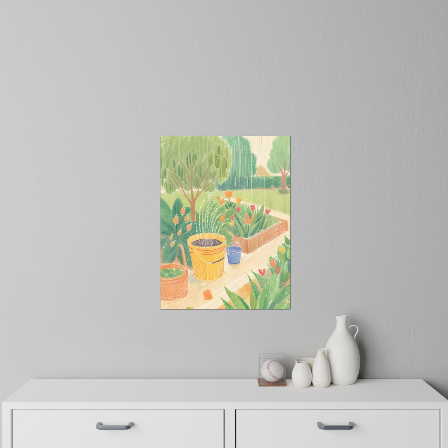 Rain Garden Wall Decals