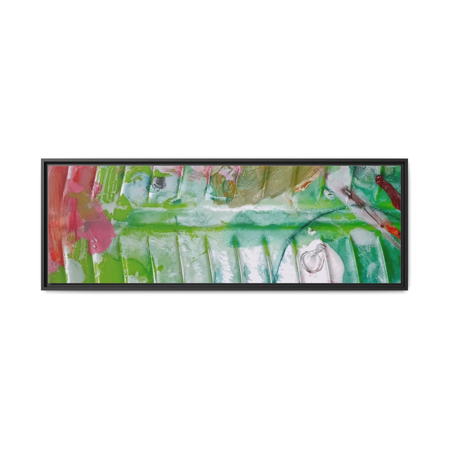 'A Mix of Life' Framed Canvas Art