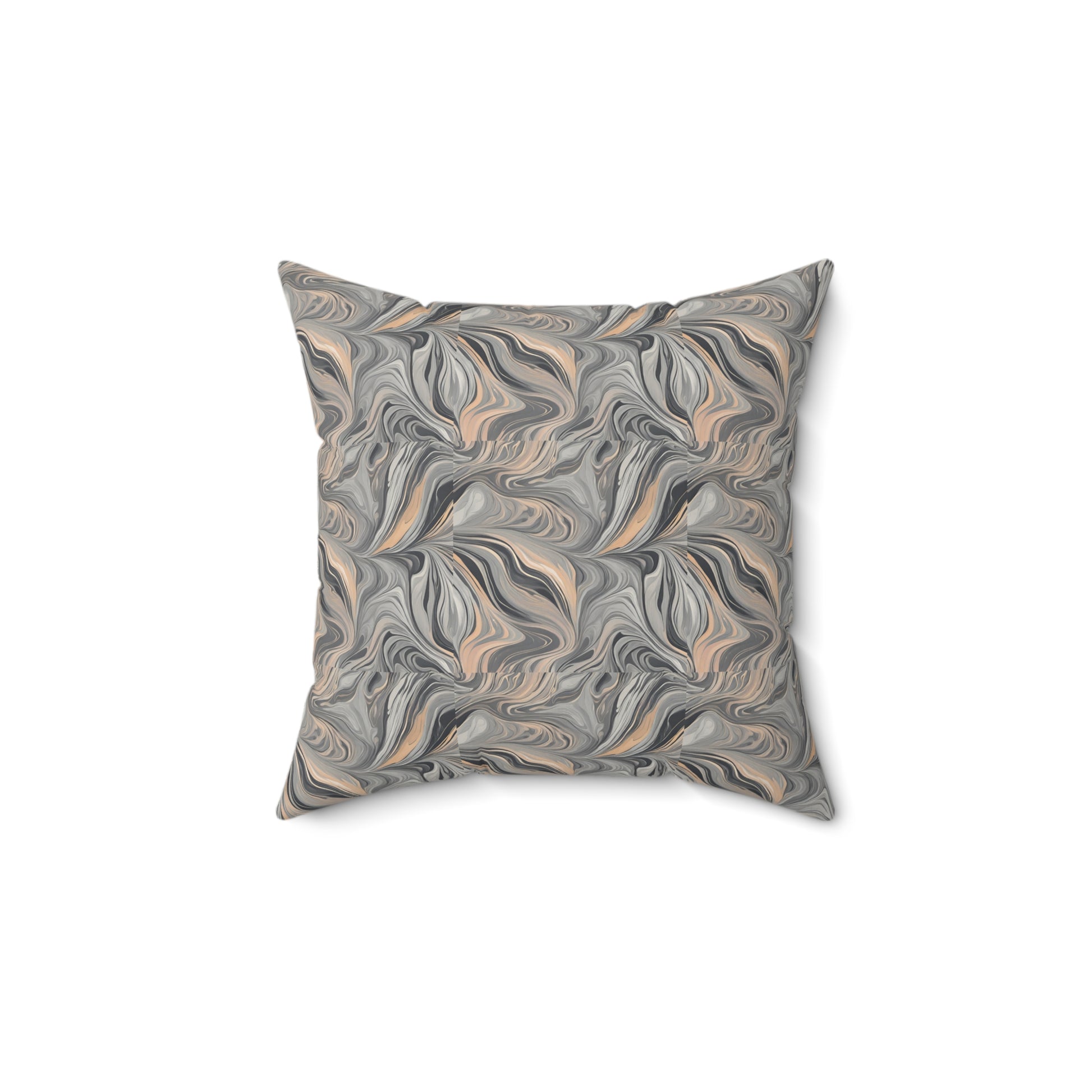Stonescape Faux Suede Square Pillow