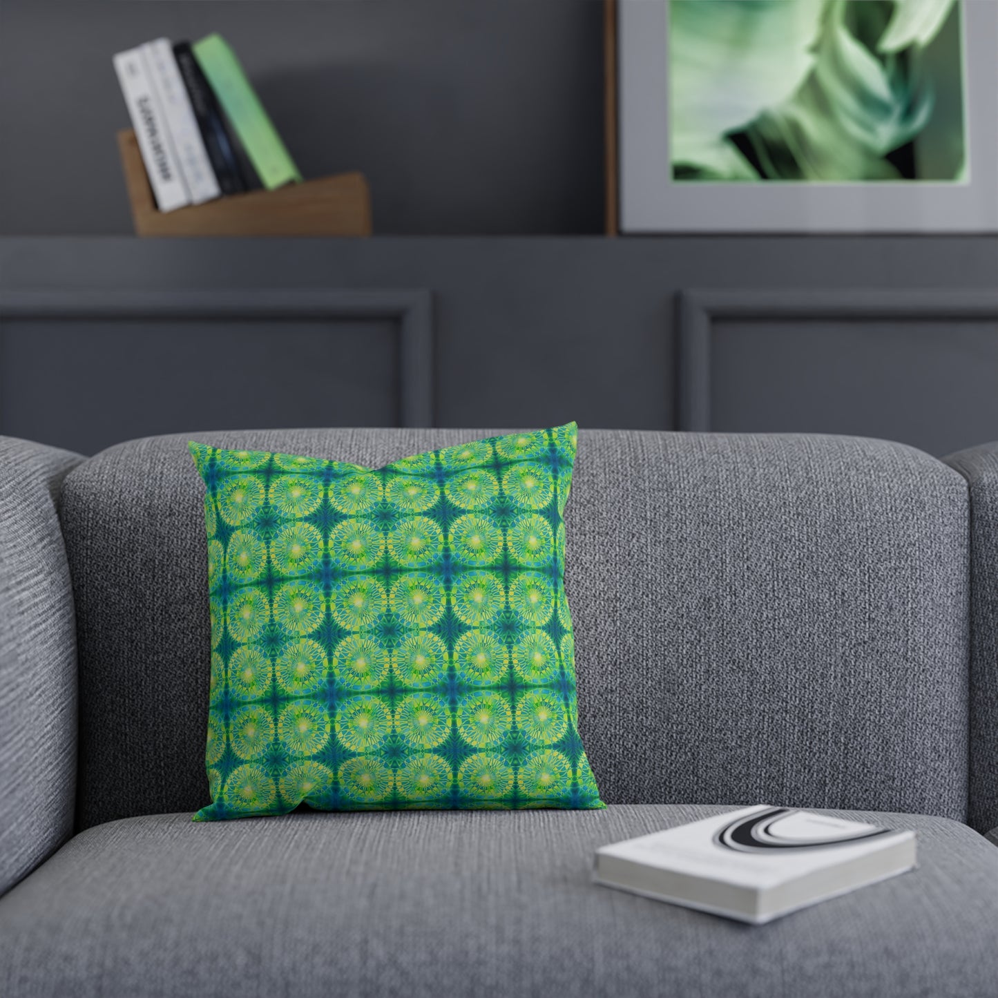 Safety Net Circles by Uta Feinstein Pillow